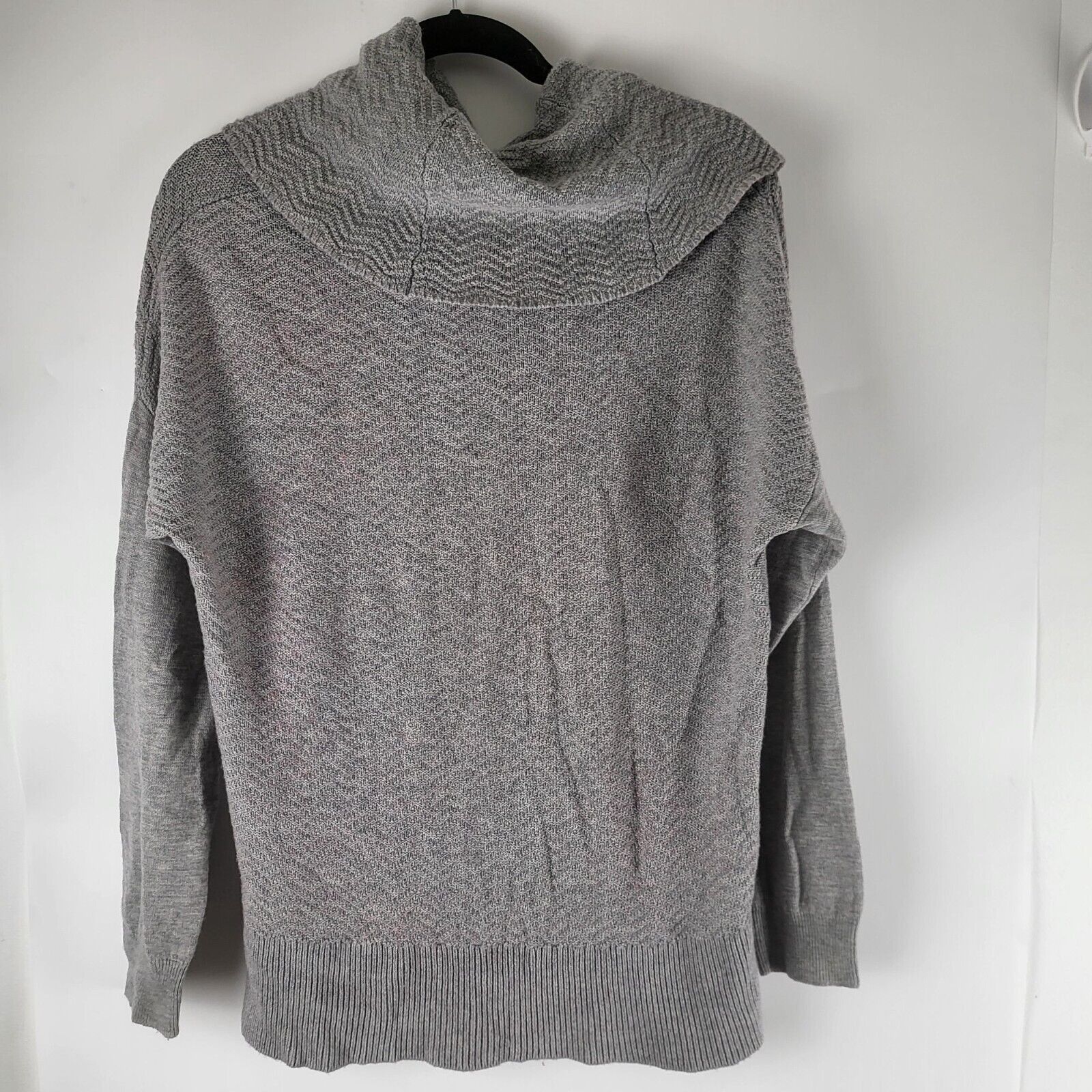 Joie Joie Cowl Neck Sweater L Womens Wool Cashmere Blend Grey Size L / US 10 / IT 46 - 9 Thumbnail