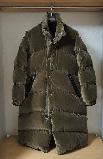 Tom Ford o1sm1stk0824 Velvet Goose Down Long Puffer Padded Coat Size US M / EU 48-50 / 2 - 1 Thumbnail