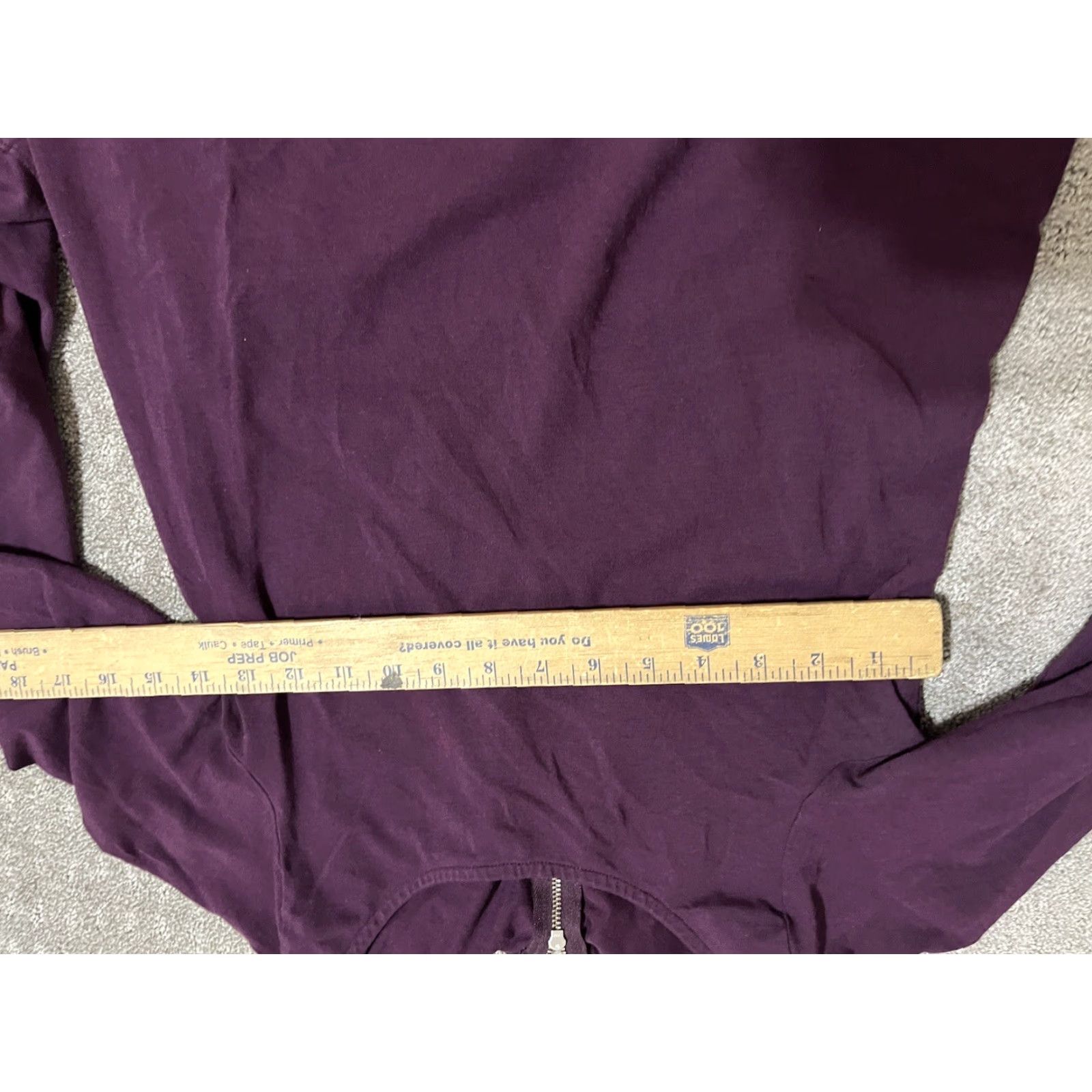 Express EXPRESS Dress Woman's S Long Sleeve Round Neck Zip Fit & Flare Burgundy Maroon Lightweight Knit Jersey Cotton Blend Knee Length Casual Business 90s? Size S / US 4 / IT 40 - 4 Thumbnail