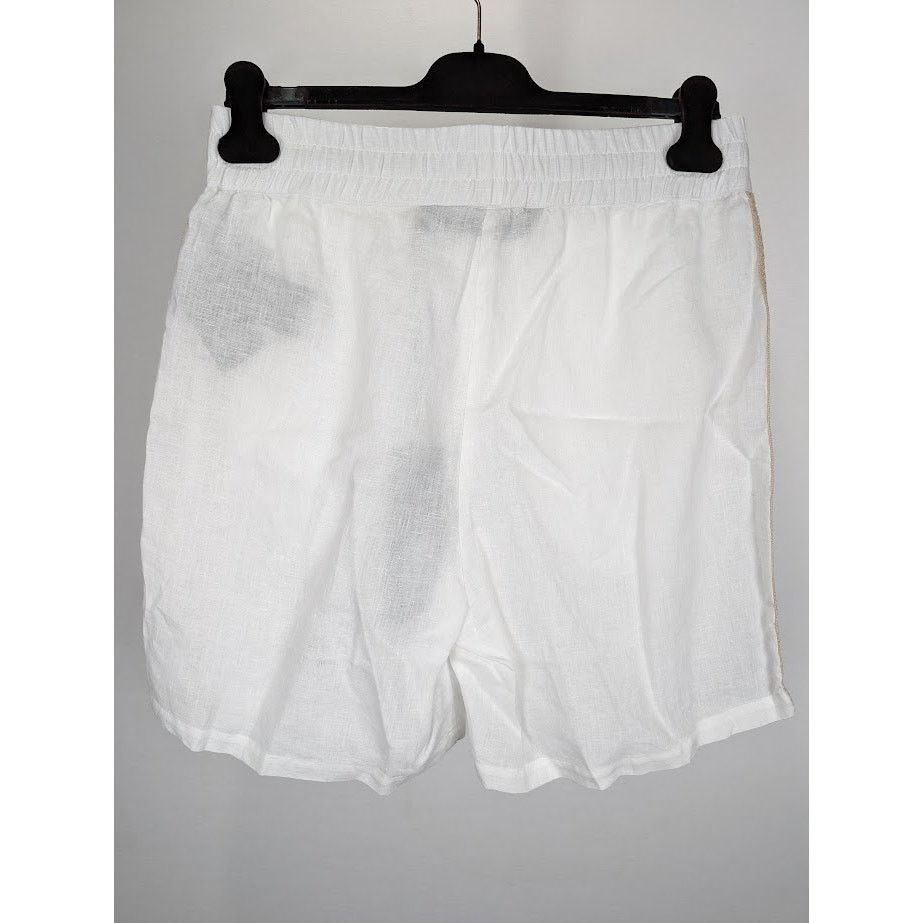 Palm Angels o1rshd1 PA Monogram Track Short in Off White/Black Size US 32 / EU 48 - 11 Thumbnail