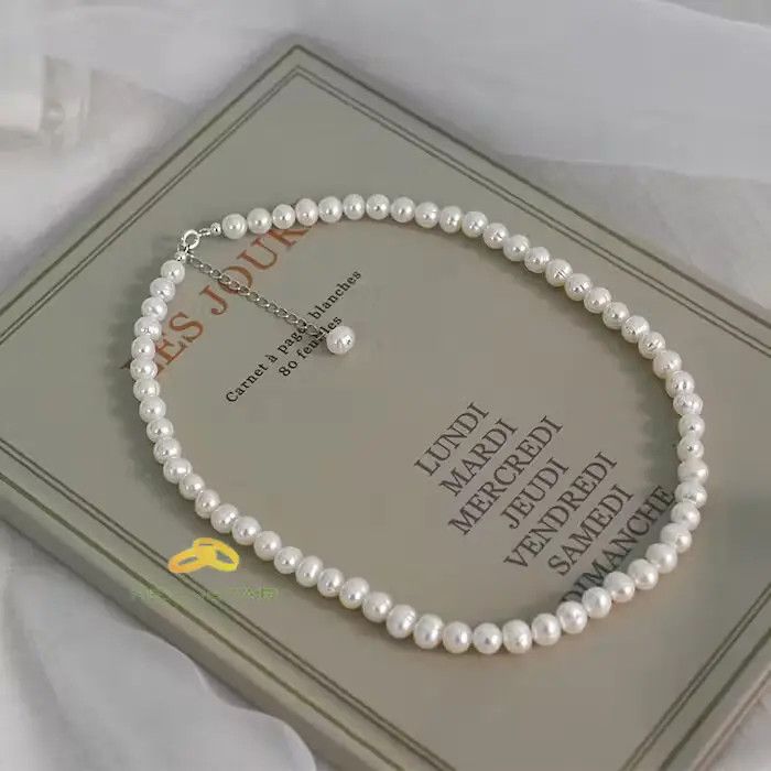 Jewelry 40cm Natural Freshwater Pearl Chokers Necklace Size ONE SIZE - 1 Thumbnail