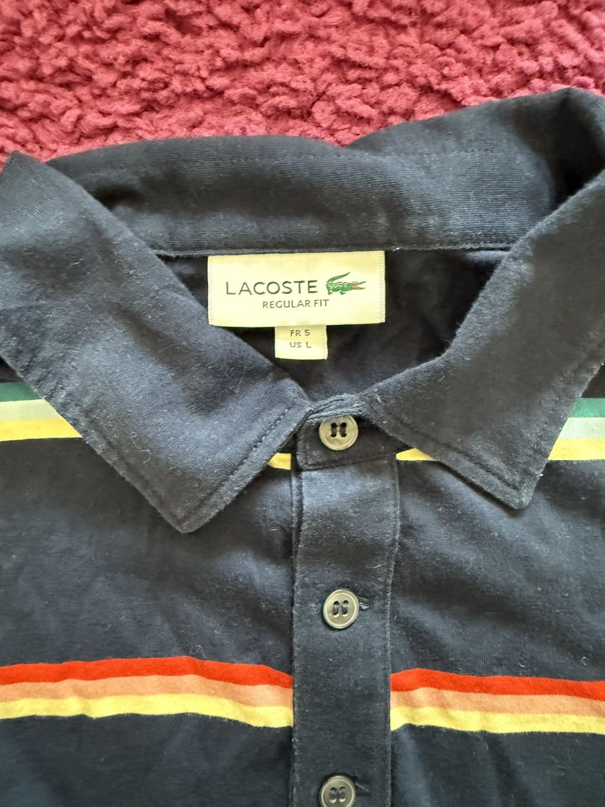Lacoste Rare Polo Lacoste T-shirt Size US L / EU 52-54 / 3 - 2 Thumbnail