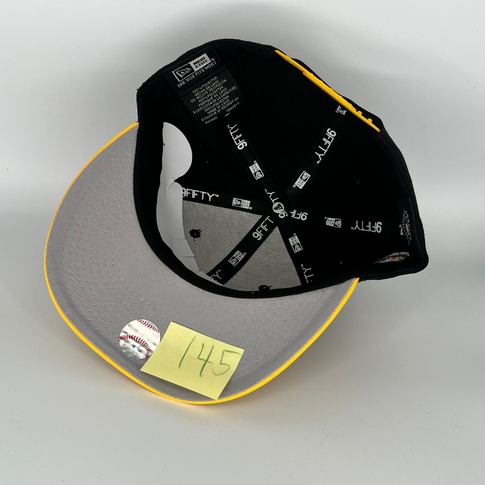 New Era Black Yellow Los Angeles Dodgers 60th Anniversary New Era Size ONE SIZE - 4 Thumbnail