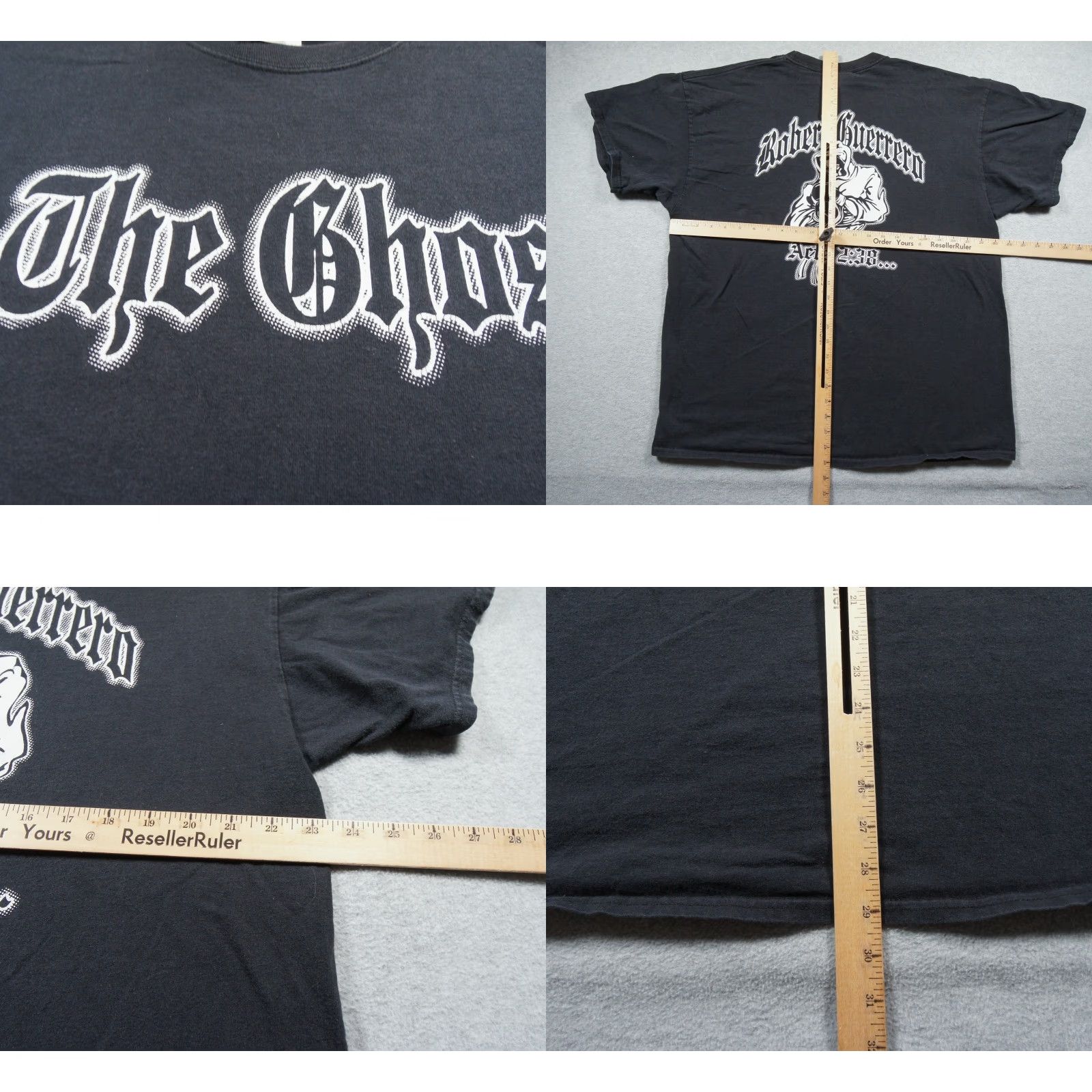 Port & Company VINTAGE Port & Company Shirt Mens L Black Robert Guerrero The Ghost Tee Boxing Promo Y2K Size US L / EU 52-54 / 3 - 8 Thumbnail
