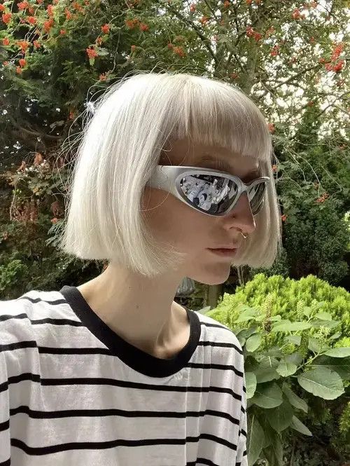 Japanese Brand Dystopian Sunglasses Retro Silver Cyber Punk Archive Cosplay Size ONE SIZE - 3 Thumbnail