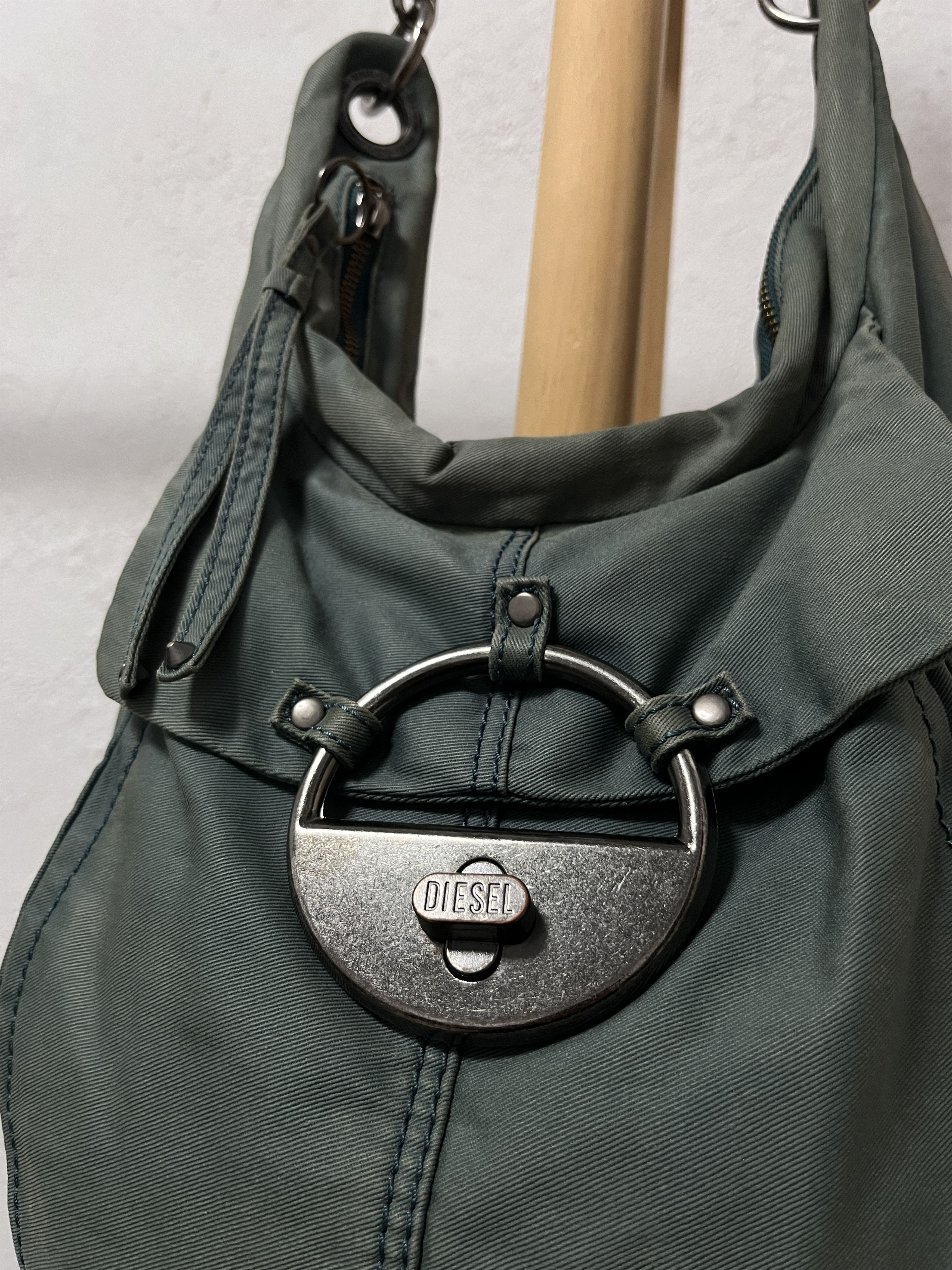 Diesel 2000s DIESEL 2-SIDED BONDAGE RARE VINTAGE BAG - № 6046 Size ONE SIZE - 4 Thumbnail
