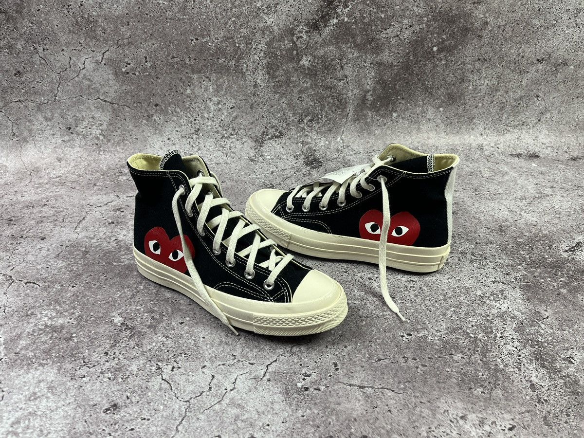 Comme des Garcons PLAY × Converse Comme des Garçons PLAY x Converse Chuck Taylor 70 Hi ❤️ CDG Size US 6 / EU 39 - 1 Thumbnail