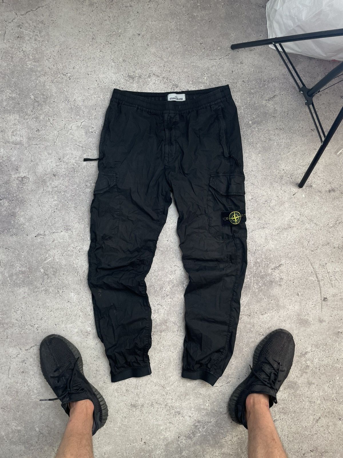Stone Island Stone island black cargo pants Size US 32 / EU 48 - 1 Thumbnail