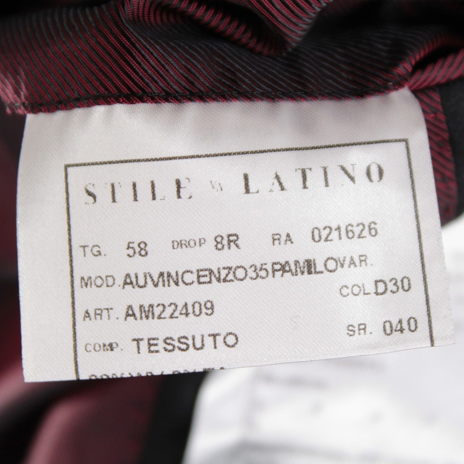 Other Stile Latino Suit Size US 48 Regular in Black Size 48R - 9 Thumbnail