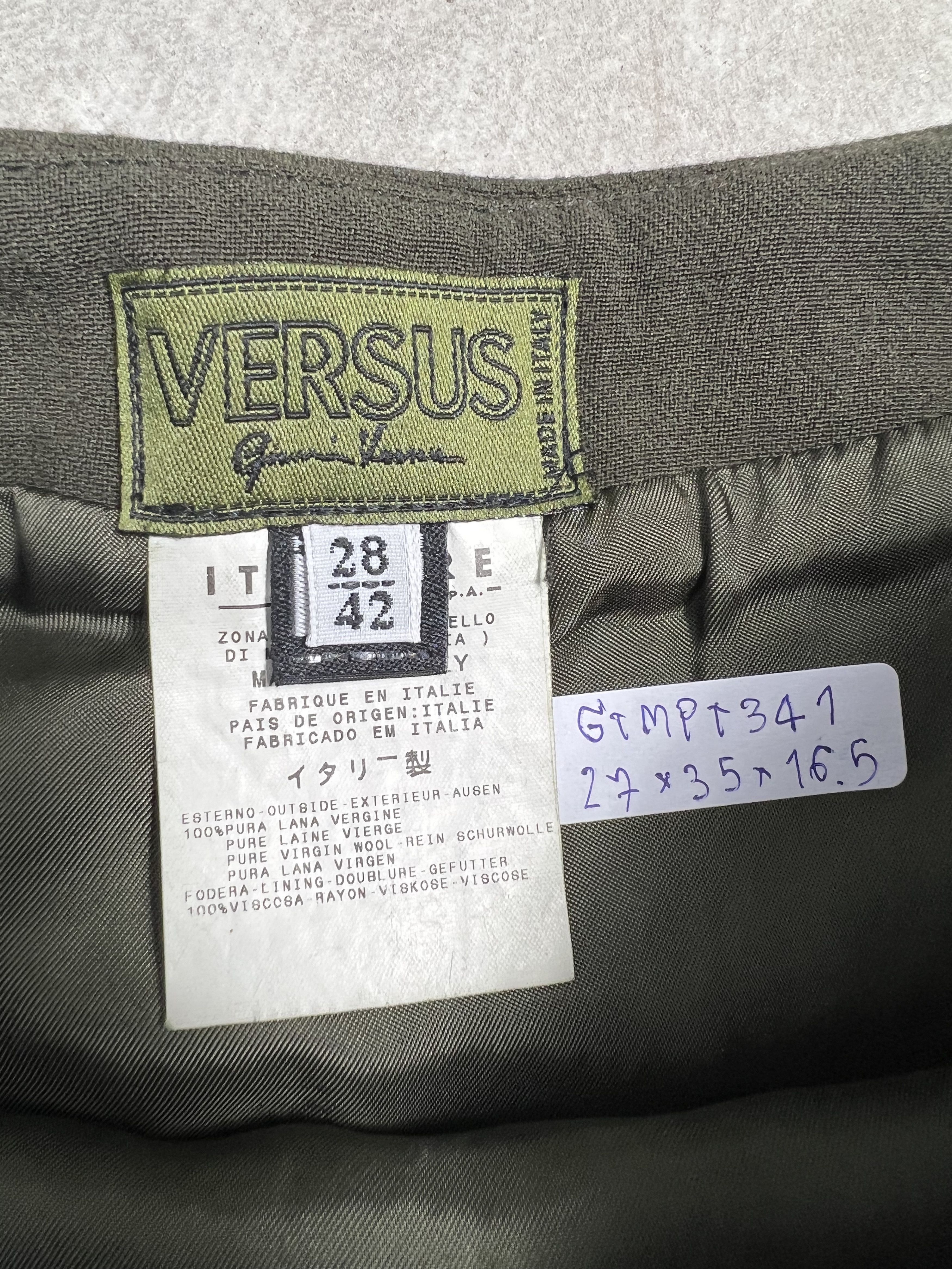 Versace VERSUS Gianni Versace Mini Skirt GTMPT341 Size 28" / US 6 / IT 42 - 2 Thumbnail