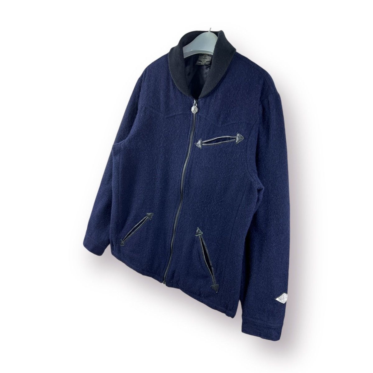 Hysteric Glamour 🔥 The illest wool deck Jacket leather parts - M Size US S / EU 44-46 / 1 - 2 Thumbnail