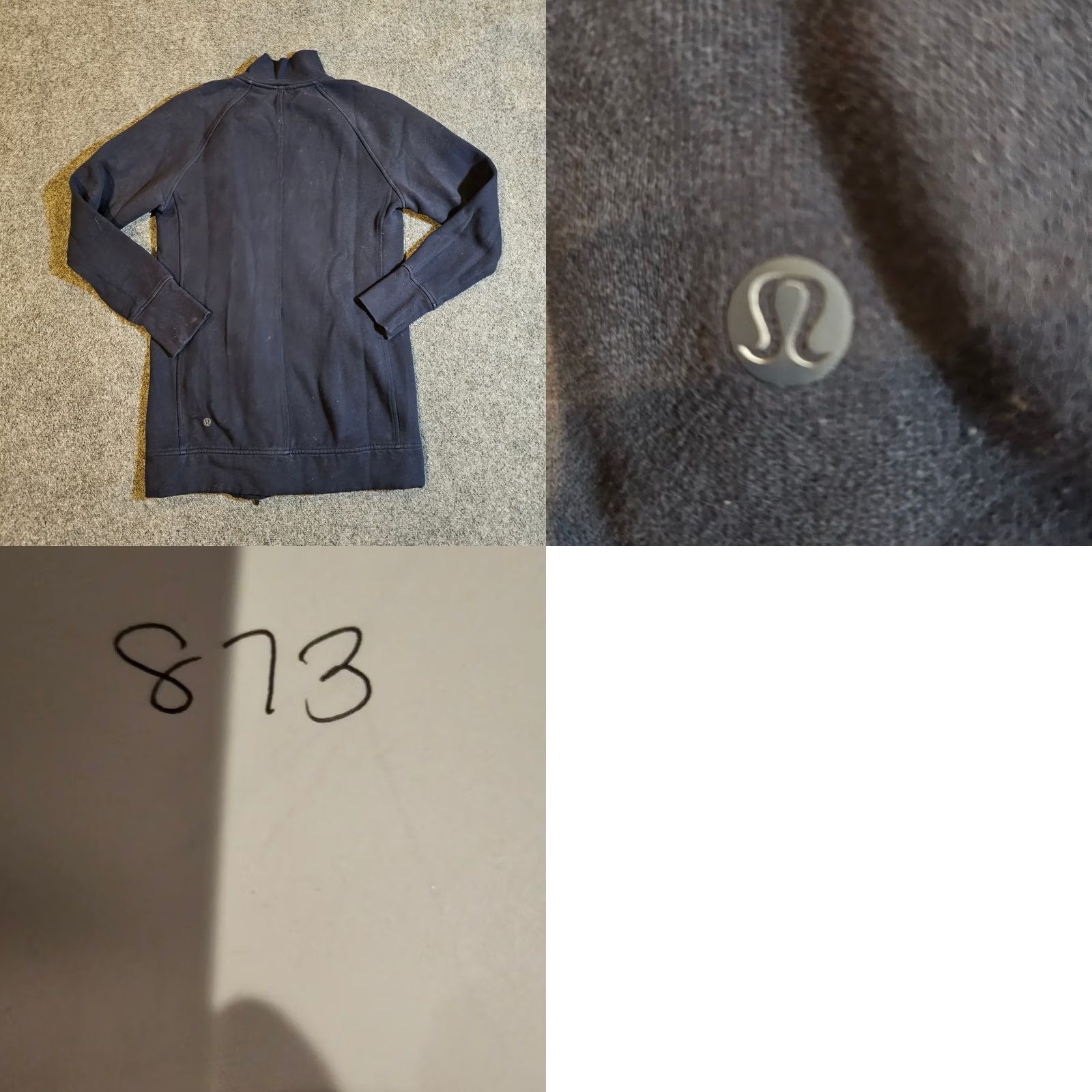 Lululemon Lululemon Jacket Womens 4 Black Back To Wrap It Sweatshirt Full Zip Casual Size S / US 4 / IT 40 - 8 Thumbnail