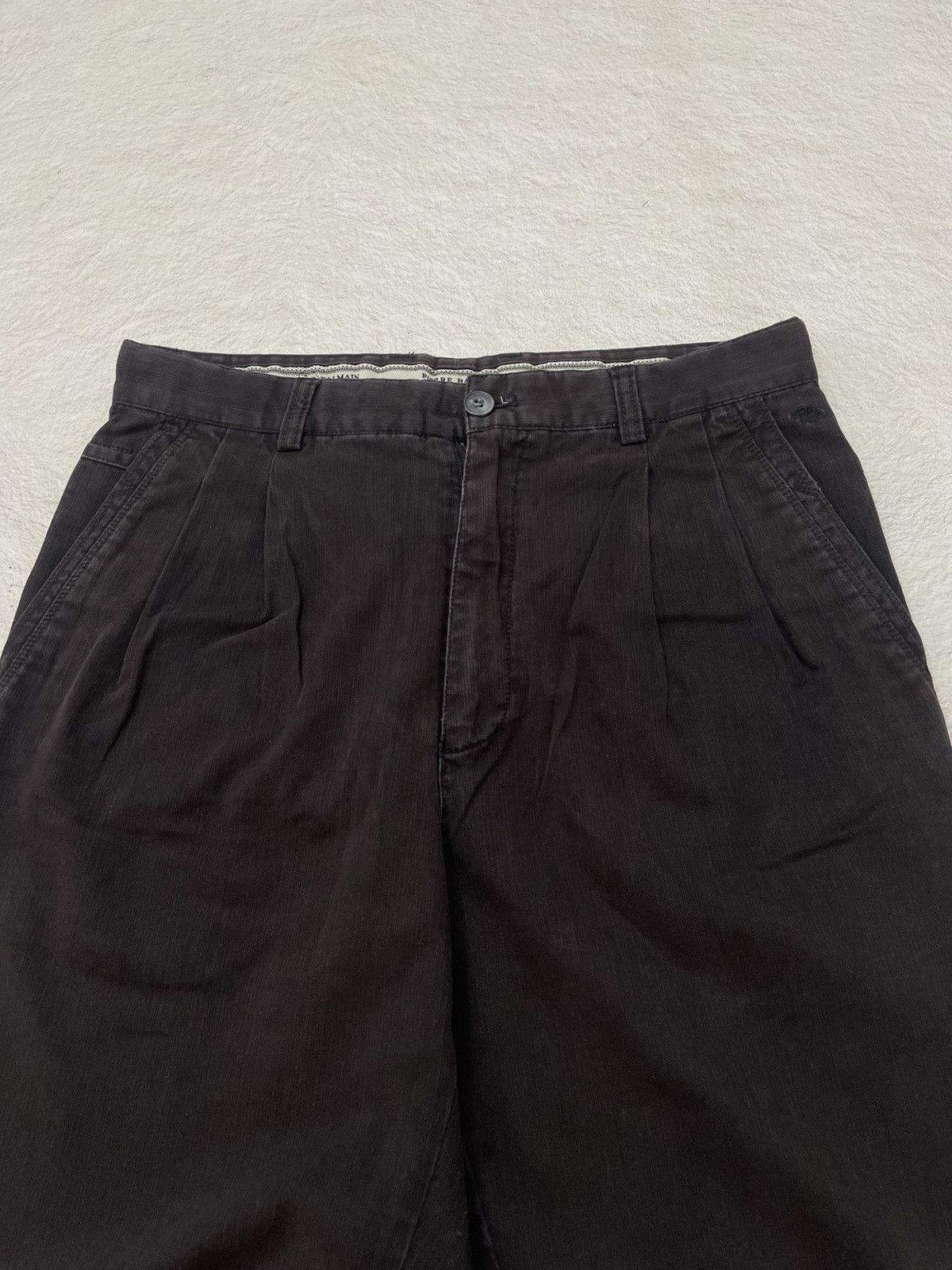 Pierre Balmain Pierre Balmain Casual Pants Black Vintage Size US 31 - 3 Thumbnail