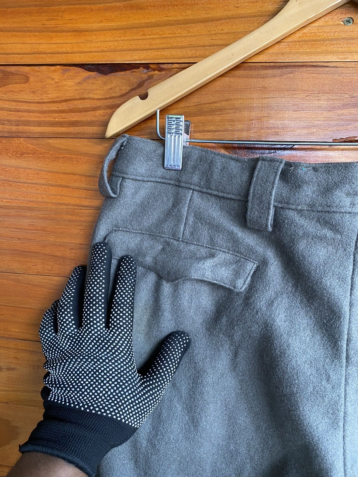 Vintage East German NVA Wool Military Trousers – Cold War Army Pants Size US 32 / EU 48 - 12 Thumbnail