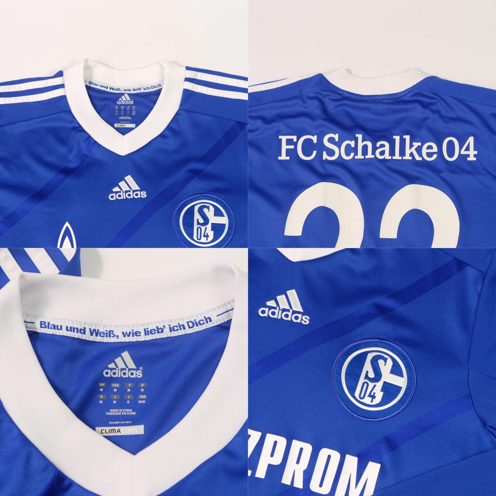Adidas 2012/14 Schalke 04 Home Shirt Uchida (M) Size US M / EU 48-50 / 2 - 5 Thumbnail