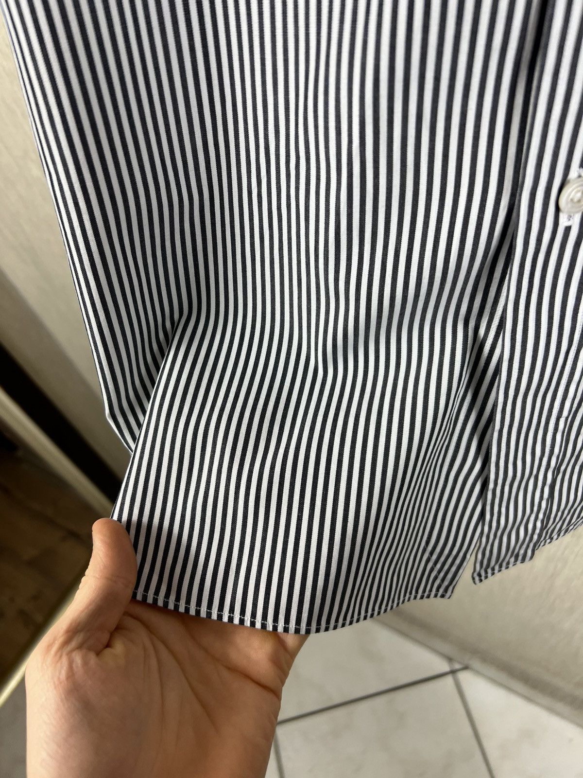 Tom Ford Tom Ford striped casual shirt with french cuff luxury cuffs Size US L / EU 52-54 / 3 - 8 Thumbnail