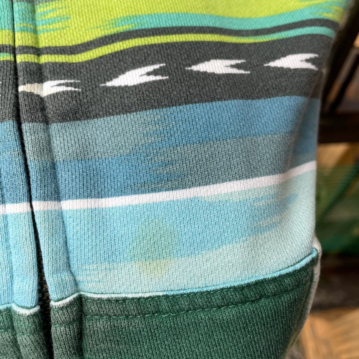 Billabong 🔥Vintage Billabong Stripes Native Full Zipper Sweater Hoodie Size US M / EU 48-50 / 2 - 8 Thumbnail