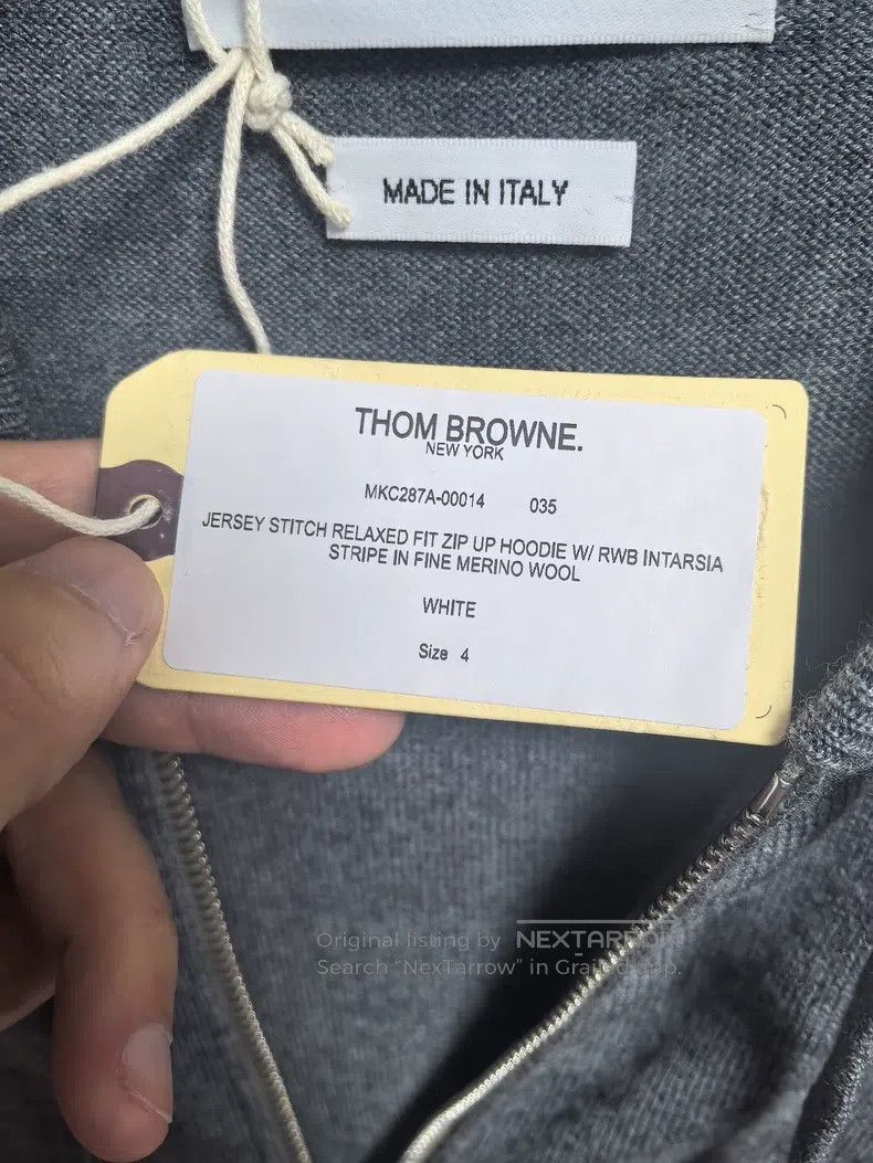 Thom Browne Thom Browne Wool zippered cap Size US XL / EU 56 / 4 - 2 Thumbnail