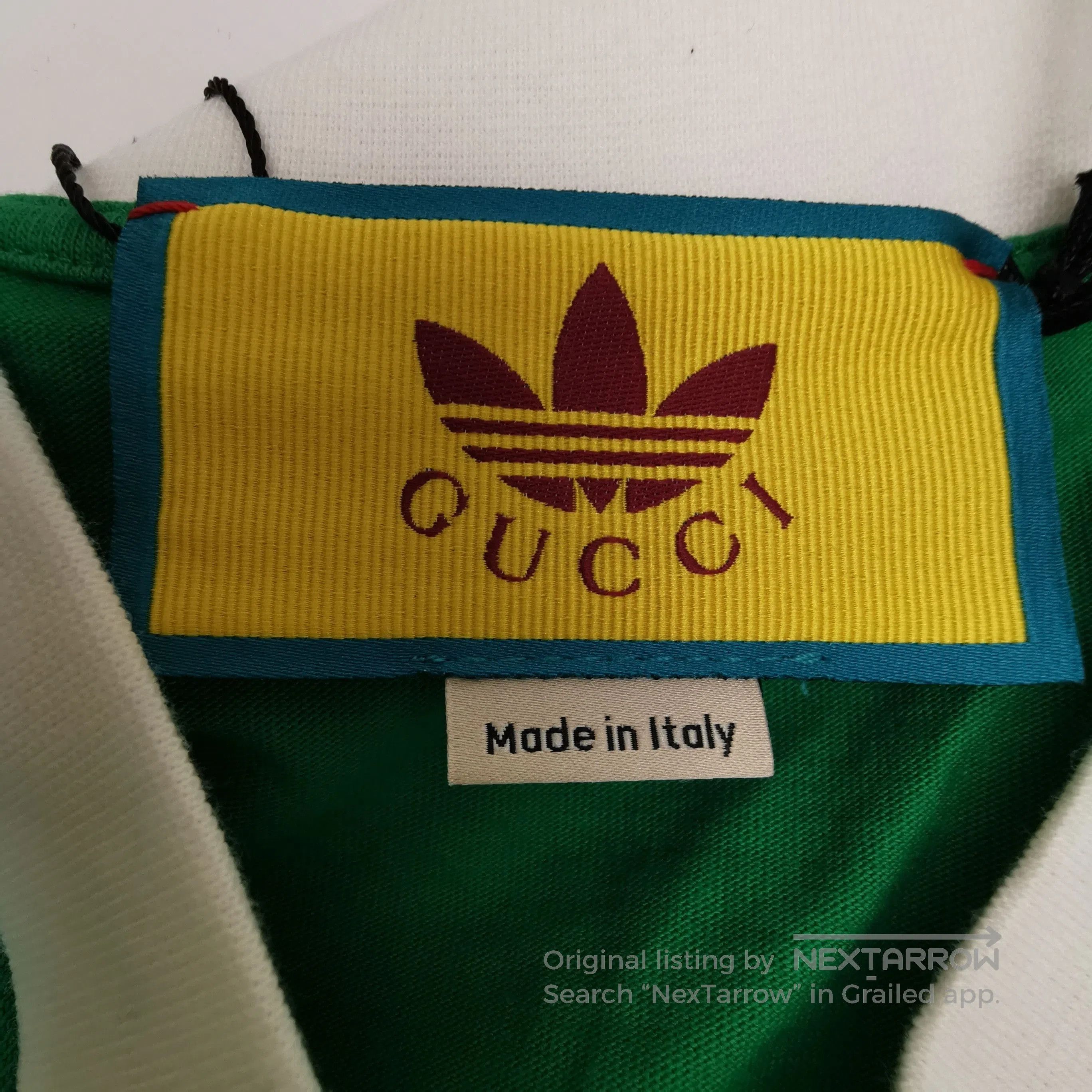 Gucci Gucci x Adidas Collaboration Green T. Size XS / US 0-2 / IT 36-38 - 3 Thumbnail