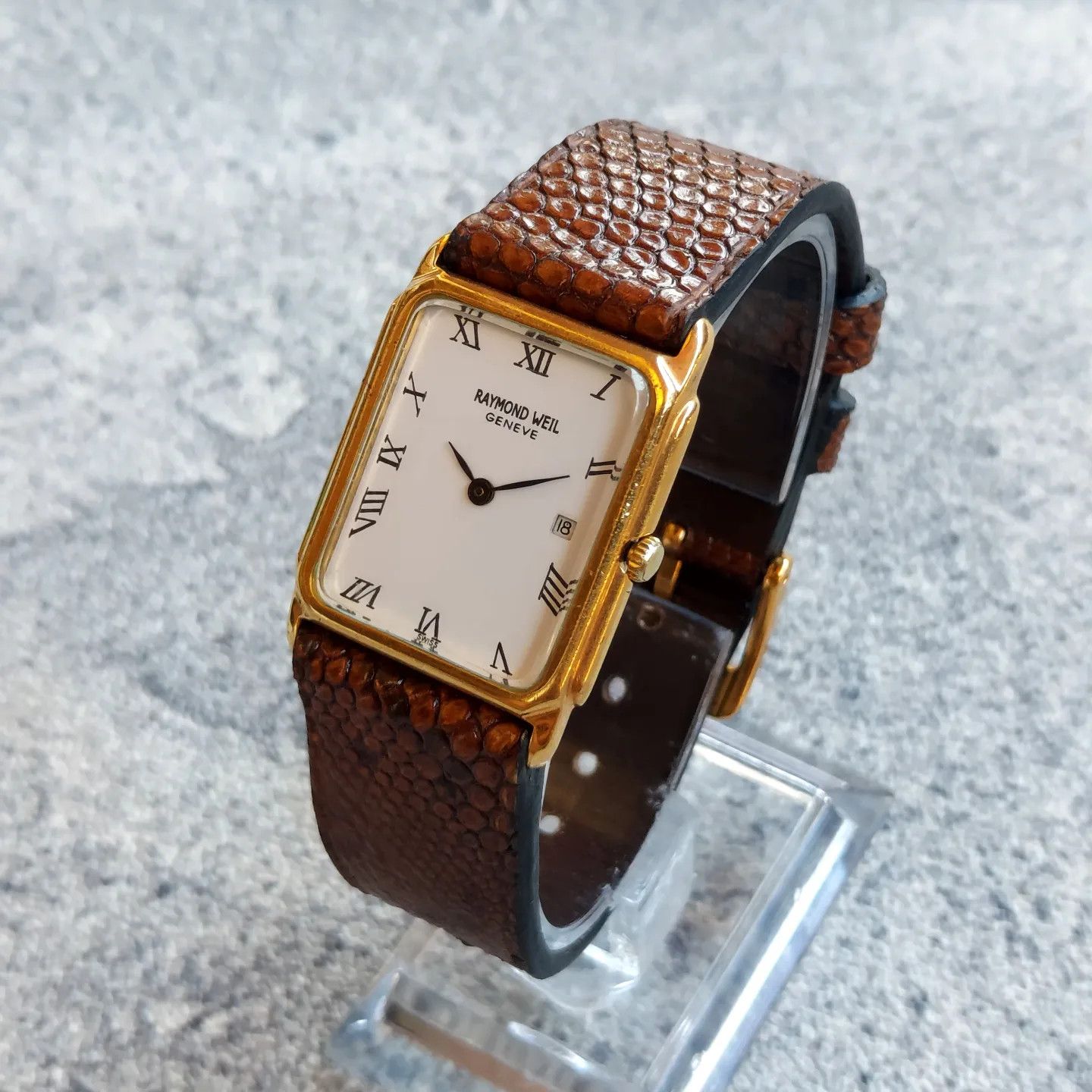 RAYMOND WEIL × Vintage 💥 Vintage 80s Raymond Weil Tank Size ONE SIZE - 6 Thumbnail