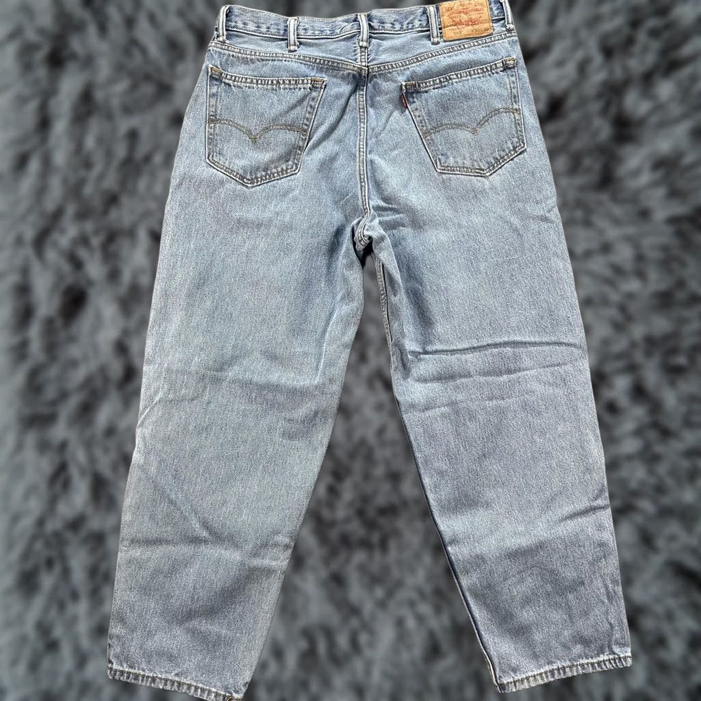 Levi's Levi's Jeans Mens 33x30 Blue Relaxed Tapered Leg Denim Pants 560 Y2K Vintage 90s 500 Series Cotton Pocket Zip Fly Size US 33 - 1 Thumbnail