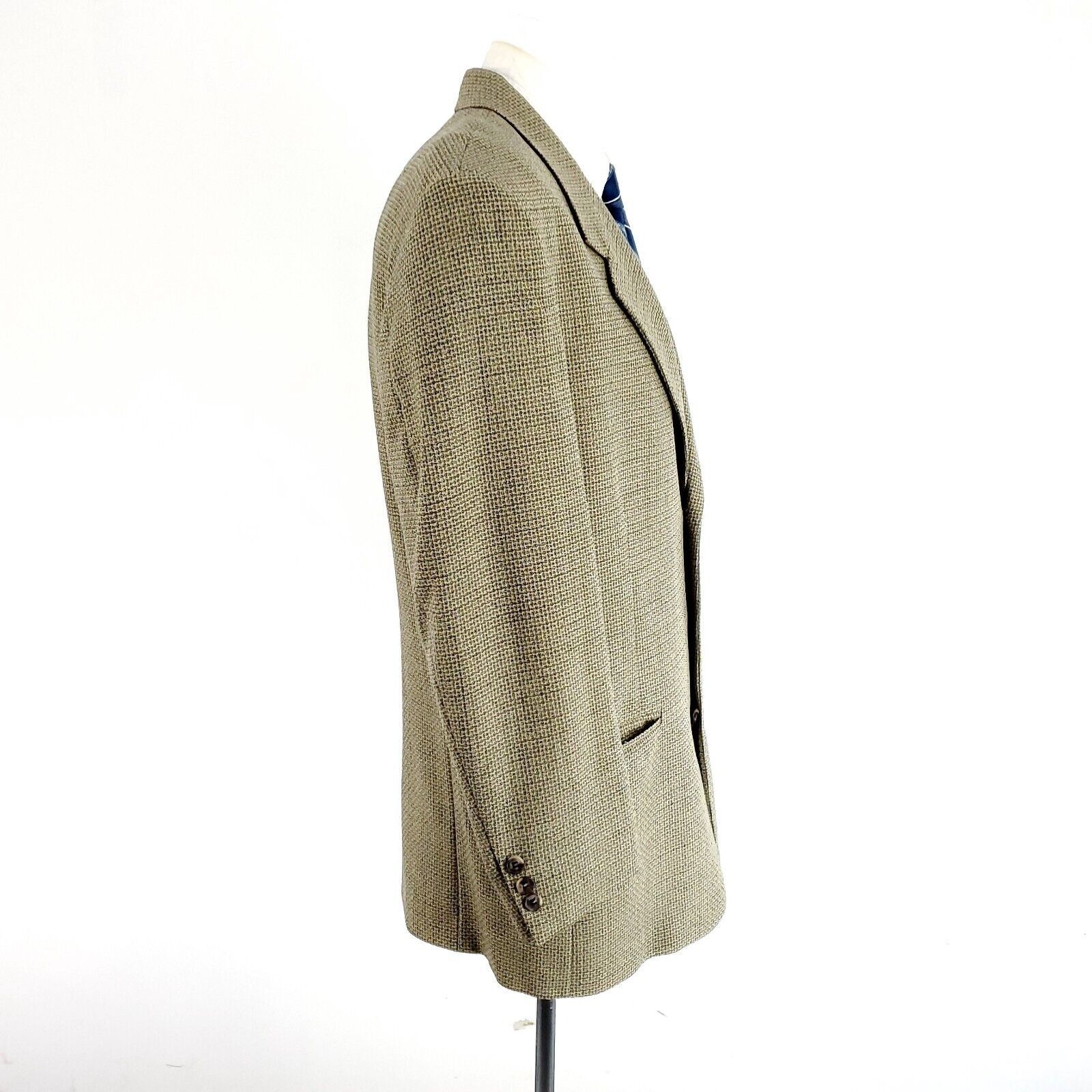 Pierre Cardin Pierre Cardin Tweed Textured Wool 3 Button Sport Coat 40R Ta Size 40R - 6 Thumbnail