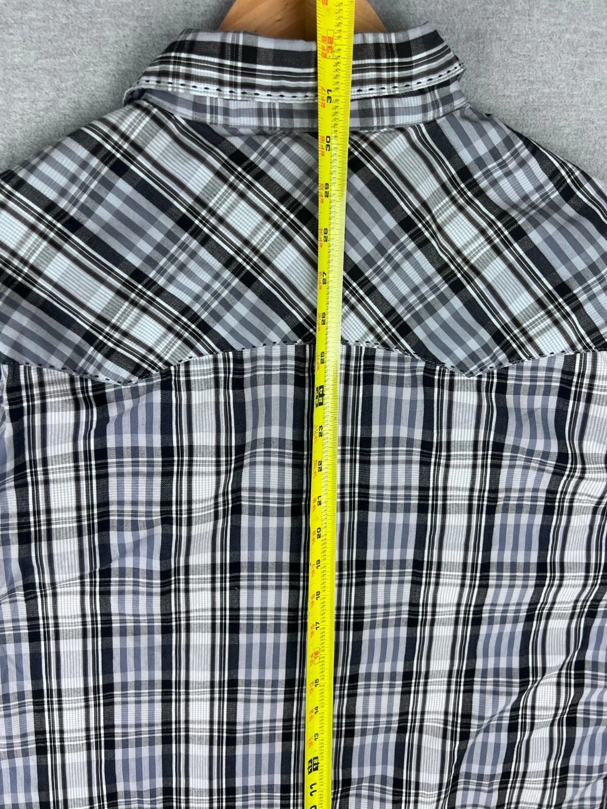 Wrangler Wrangler Shirt Mens L Blue Western Pearl Snap Cotton Long Size US L / EU 52-54 / 3 - 6 Thumbnail