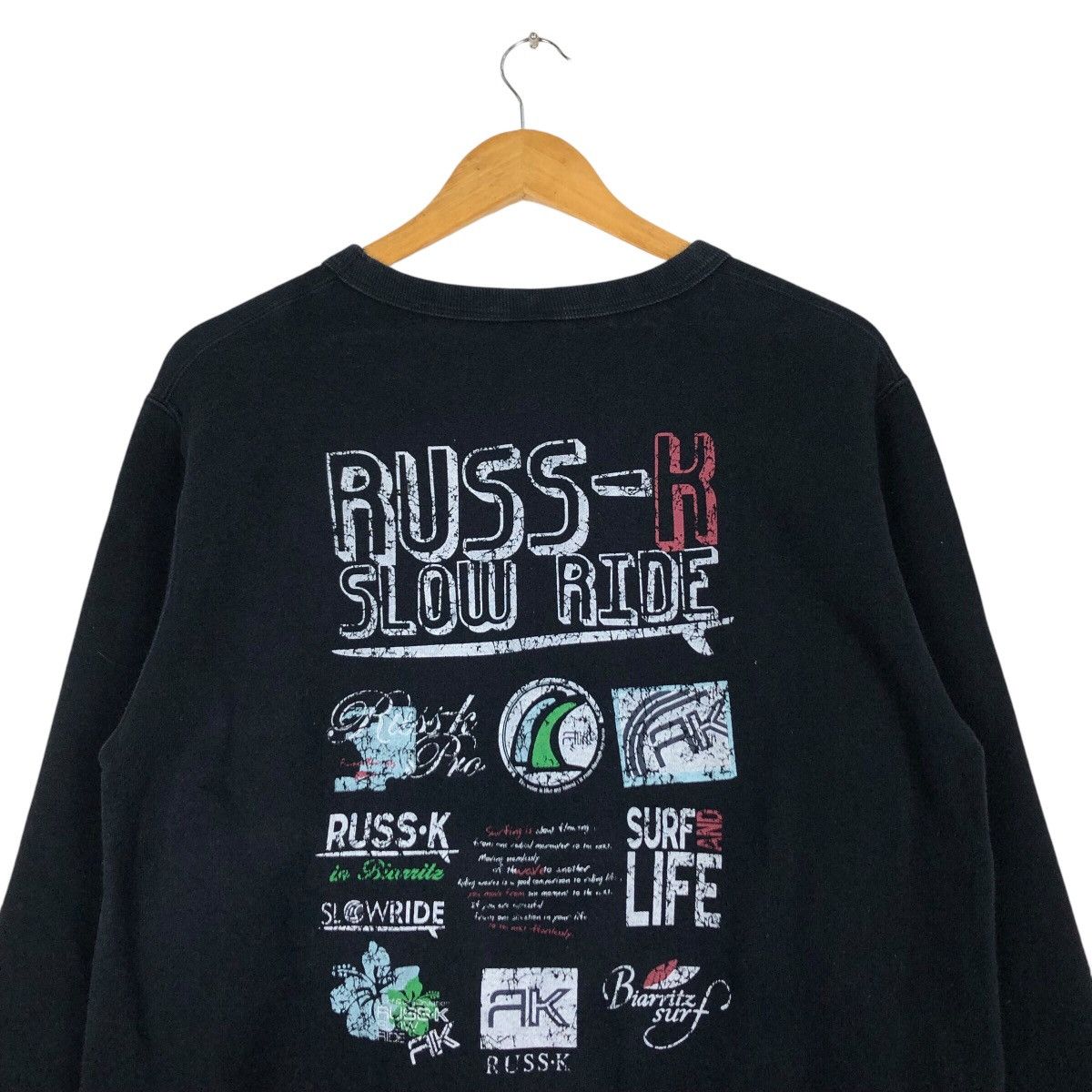Vintage Vintage Rusk-K slow right sweatshirt medium Size US M / EU 48-50 / 2 - 8 Thumbnail