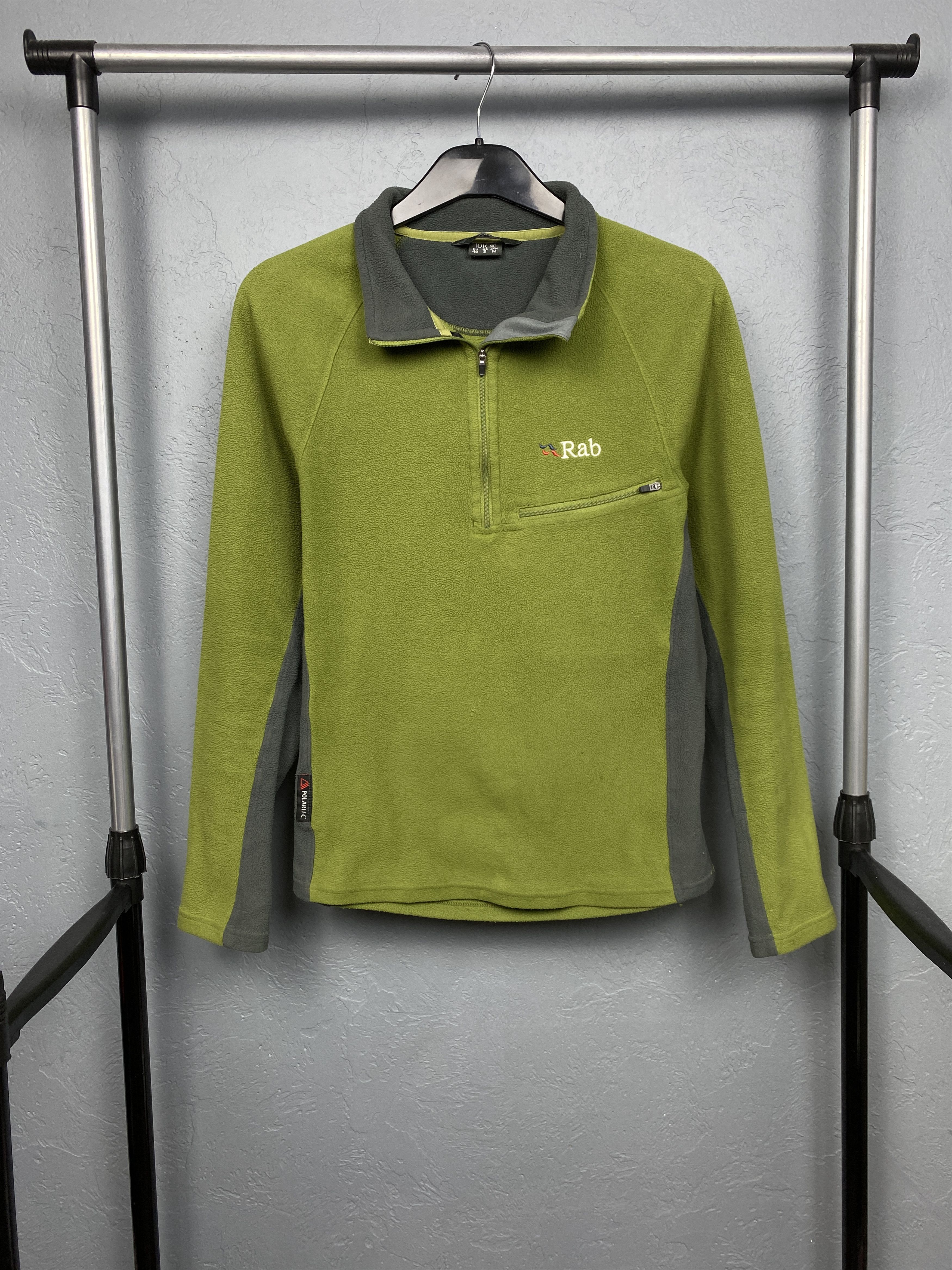 Rab × Vintage Rab Vintage Mens 1\4 Zip Fleece Jacket Size US S / EU 44-46 / 1 - 1 Thumbnail