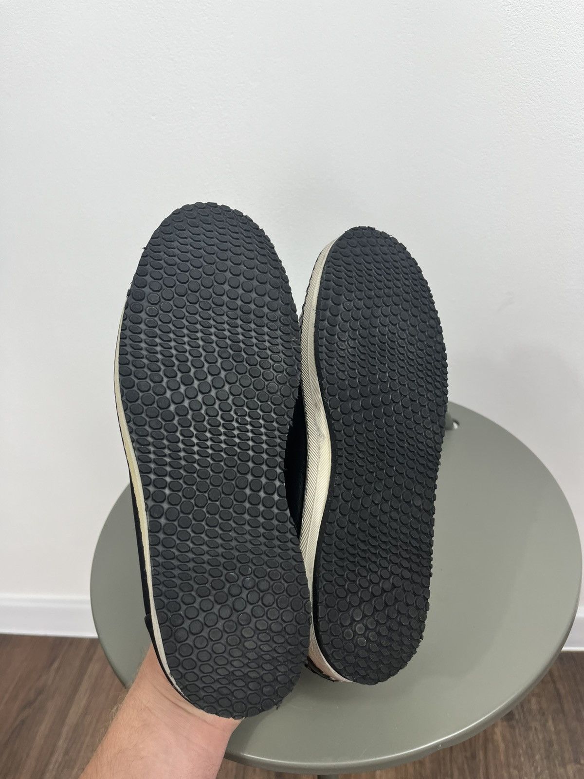 Bottega Veneta Bottega Veneta Black Woven Leather Slip-On Loafers Size 38.5 Size US 7.5 / IT 37.5 - 9 Thumbnail