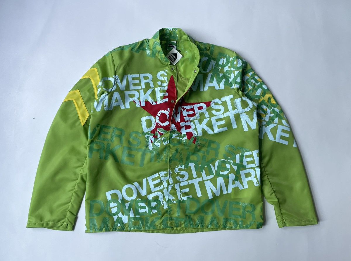 Painted Lime Nylon Utility Jacket