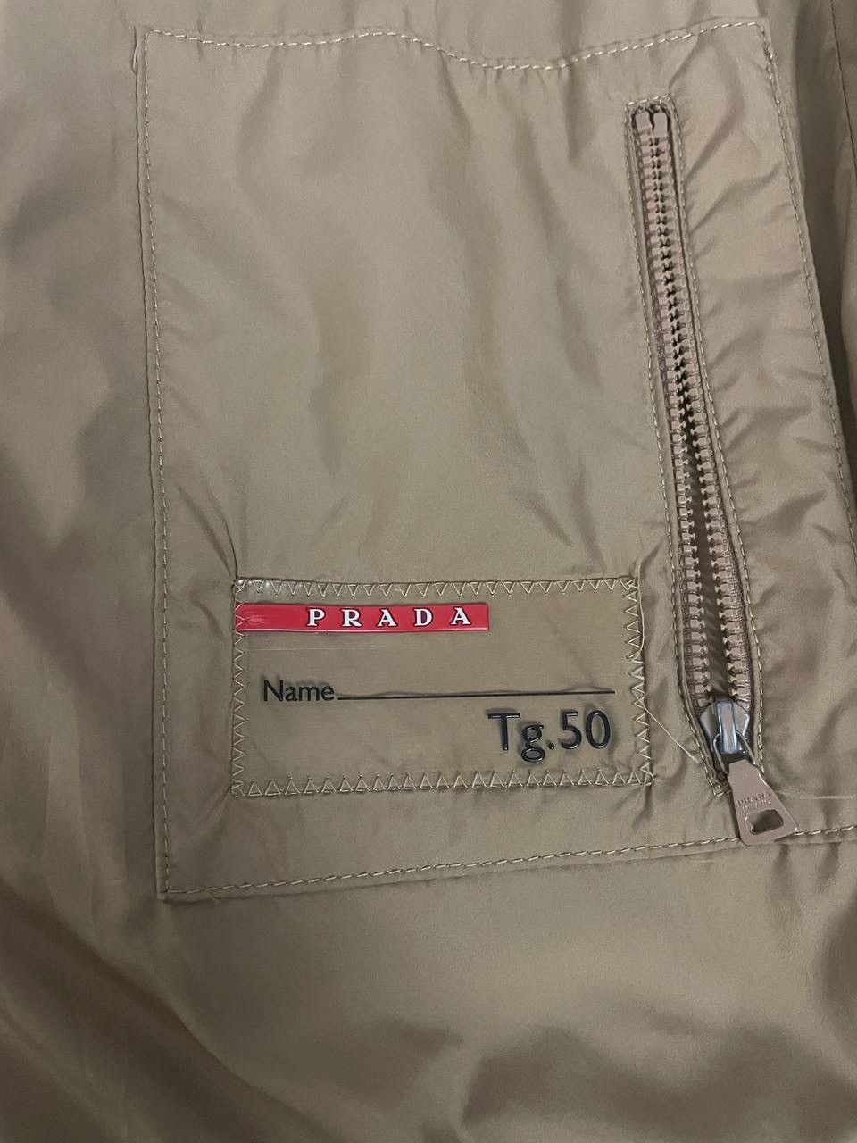 Prada Prada Down Jacket Beige Vintage Size US XL / EU 56 / 4 - 13 Thumbnail