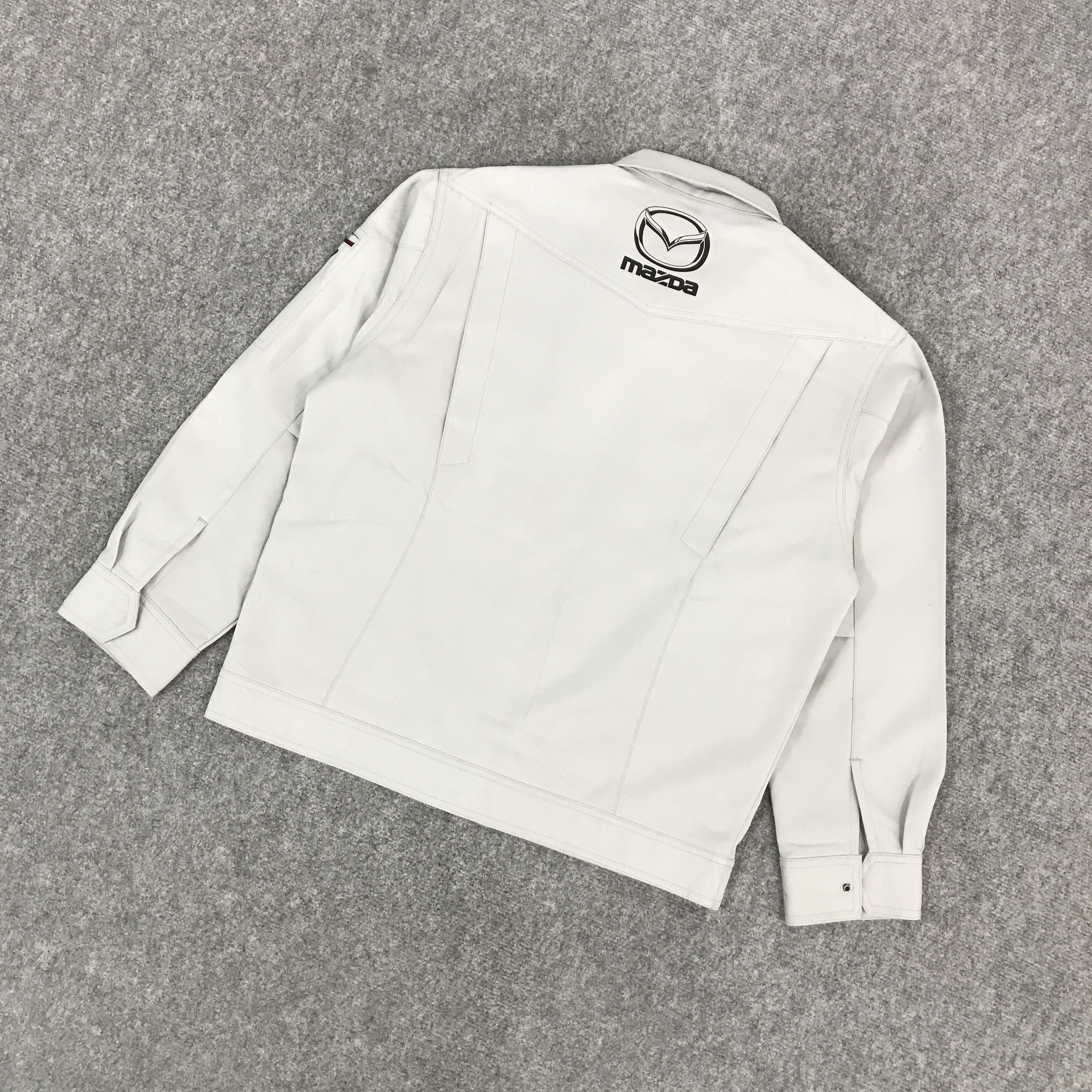 Japanese Brand × Sports Specialties MAZDA RACING LIGHT GRAY CUSTOM JAPAN JACKET Size US L / EU 52-54 / 3 - 6 Thumbnail