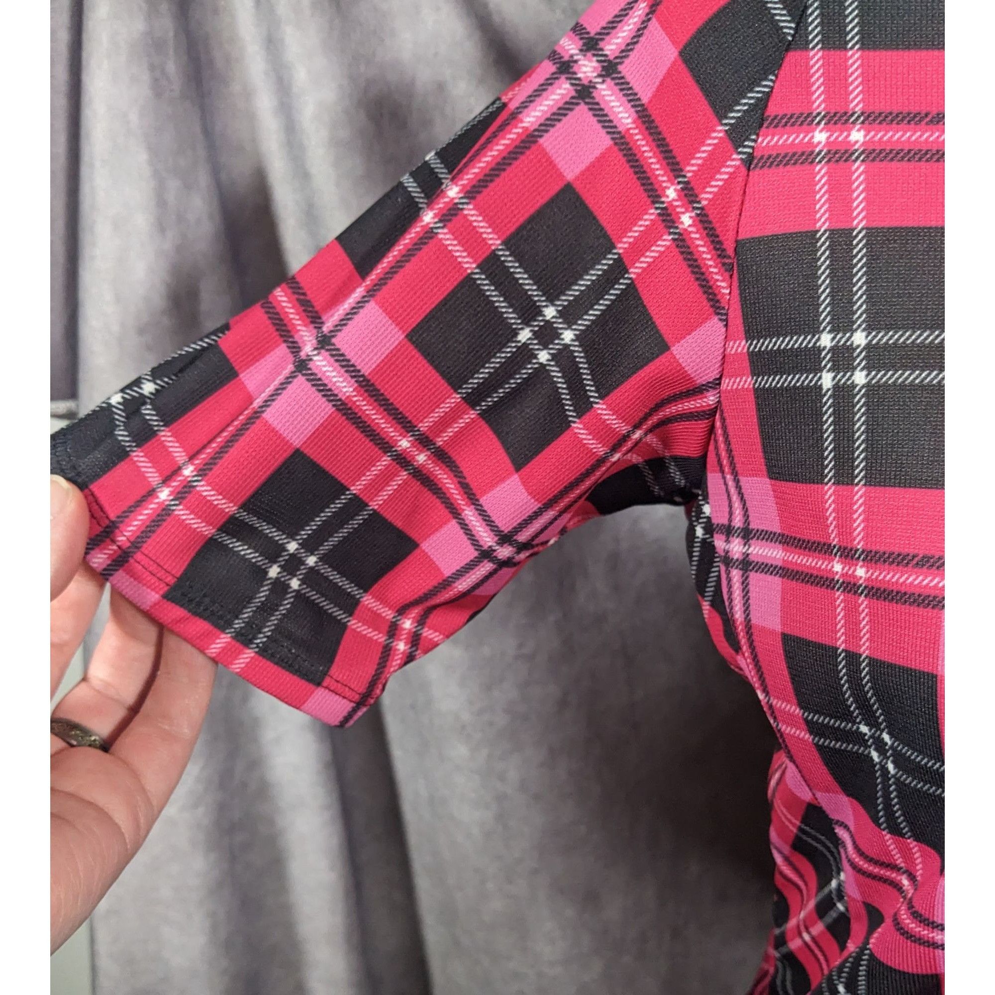 Other Sugoi Lumber Jane Pink And Black Plaid Cycling Jersey With P Size S / US 4 / IT 40 - 13 Thumbnail