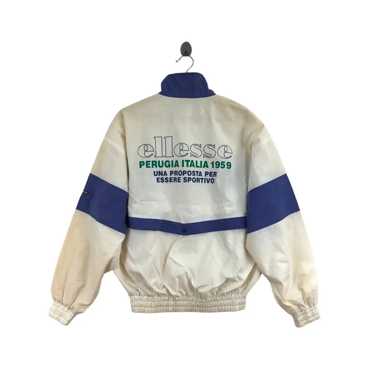 Ellesse Vtg ELLESSE PERUGIA ITALIA 1959 Jaspo Jacket Outdoor Tennis Size L / US 10 / IT 46 - 5 Thumbnail
