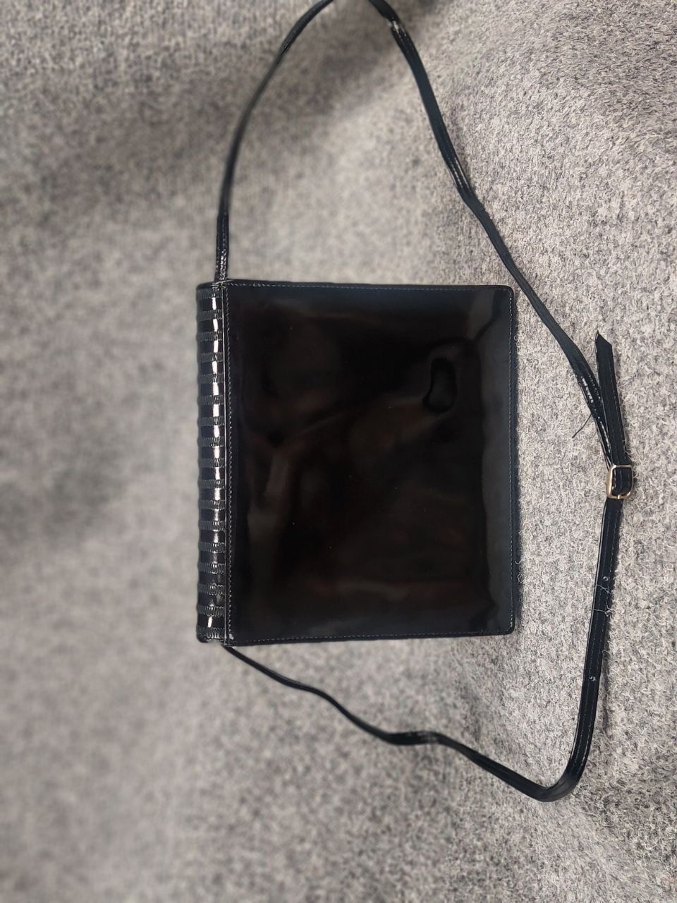 Fendi Vintage 80's Fendi Patent Leather Bag Crossbody Shoulder Size ONE SIZE - 6 Thumbnail