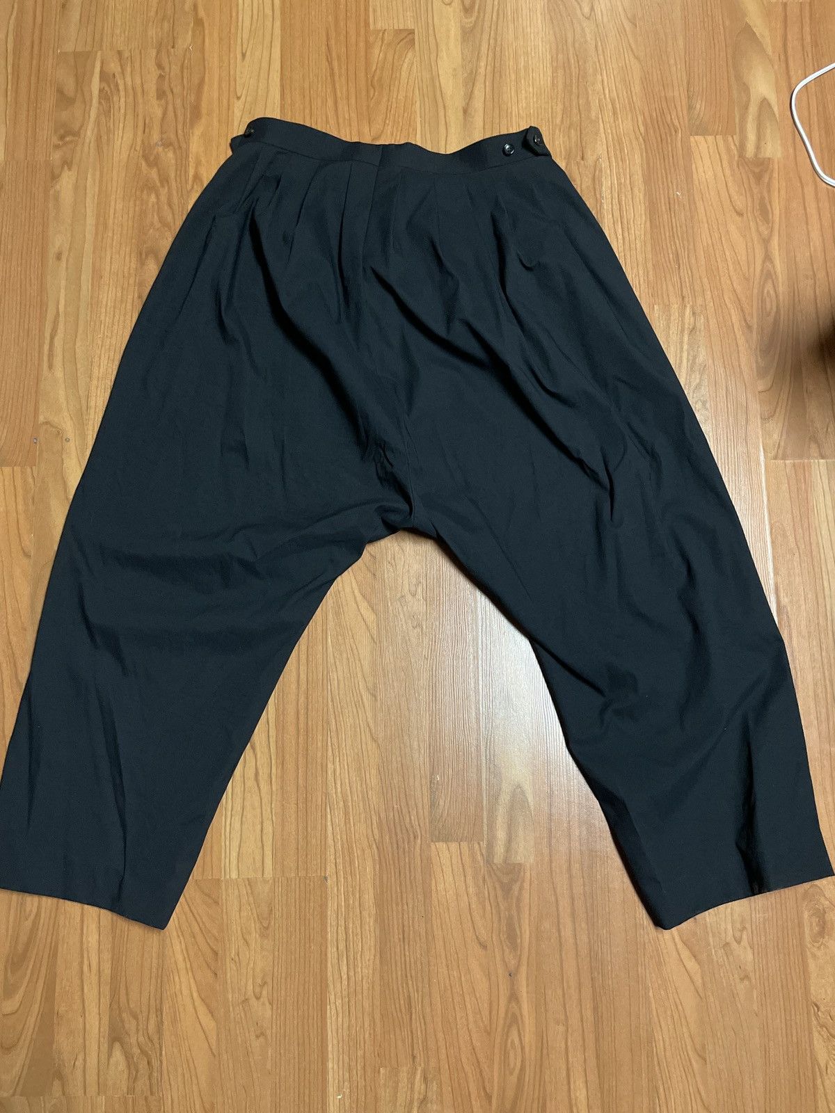 Comme des garcon cropped wide leg pants