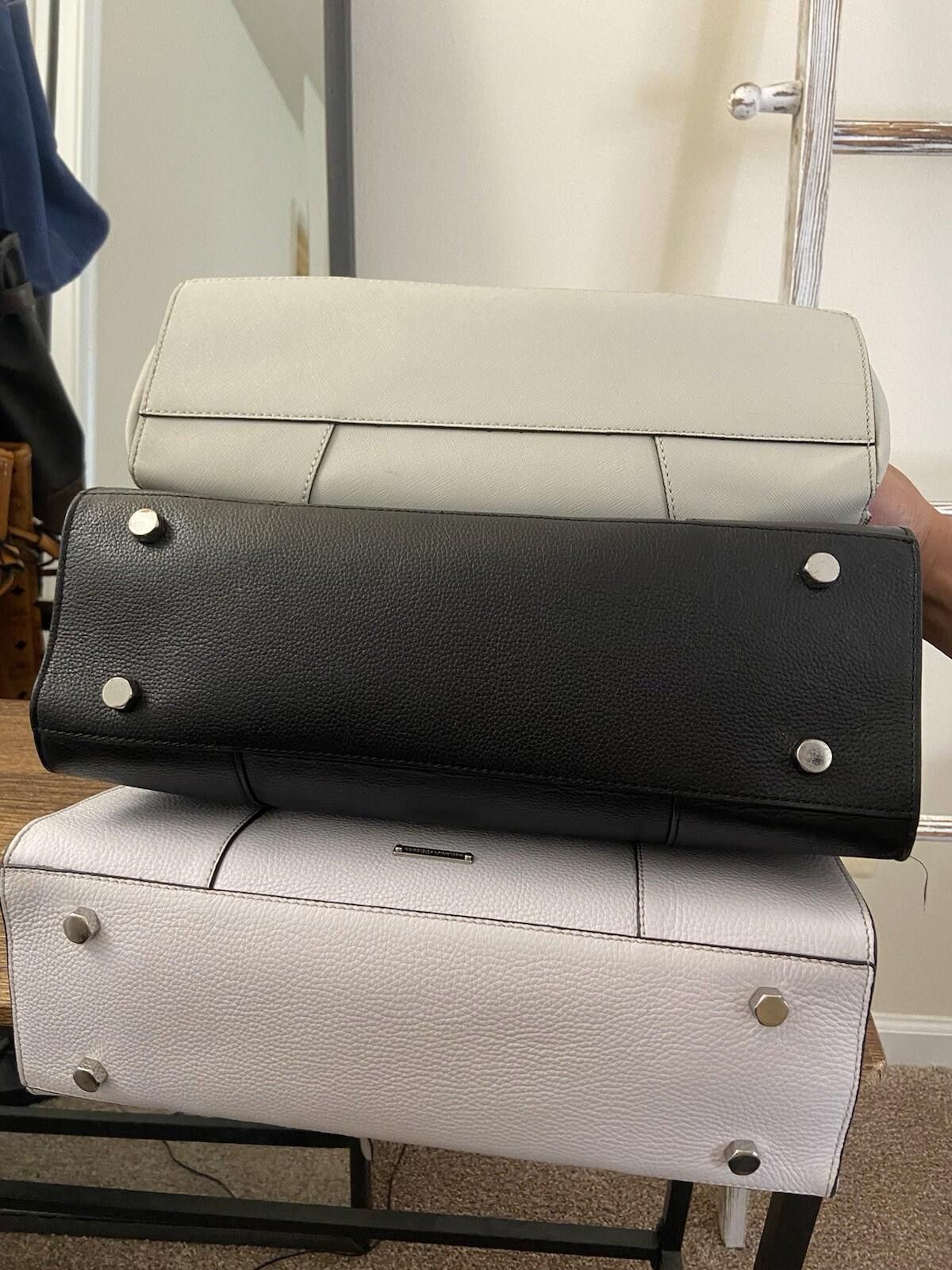 Designer 3piece Rebecca Minkoff leather saffiano hand shoulder bags Size ONE SIZE - 7 Thumbnail