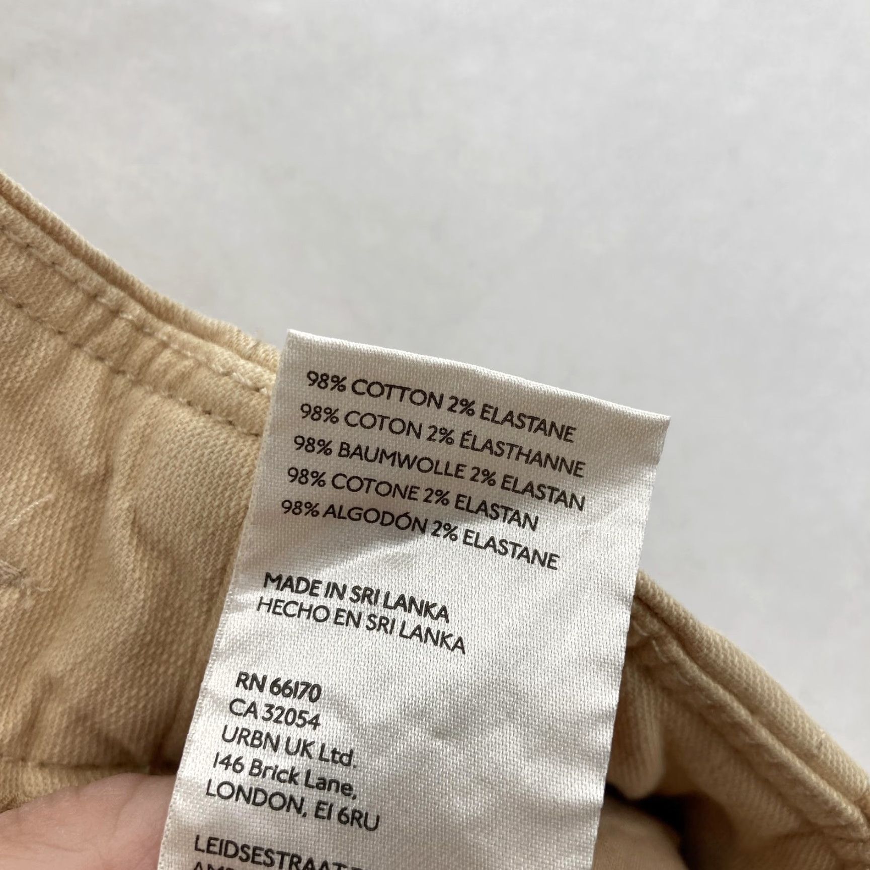 Vintage Maeve Pants Womens 10 Beige Wide Leg Pleated Crop Stretch Twill Front Pockets Zip Button Preppy Workwear Casual Size 32" / US 10 / IT 46 - 7 Thumbnail