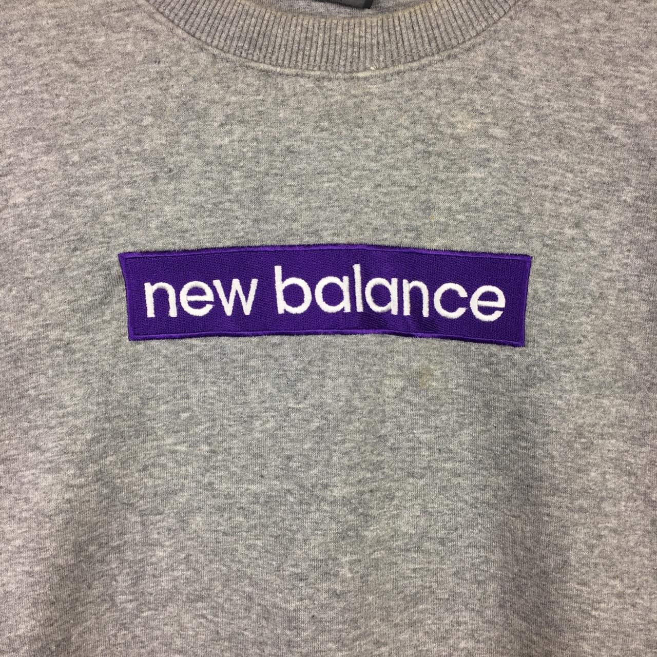 New Balance NEW BALANCE Sweatshirt Sweater Jumper Box Logo Crewneck Size US S / EU 44-46 / 1 - 3 Thumbnail