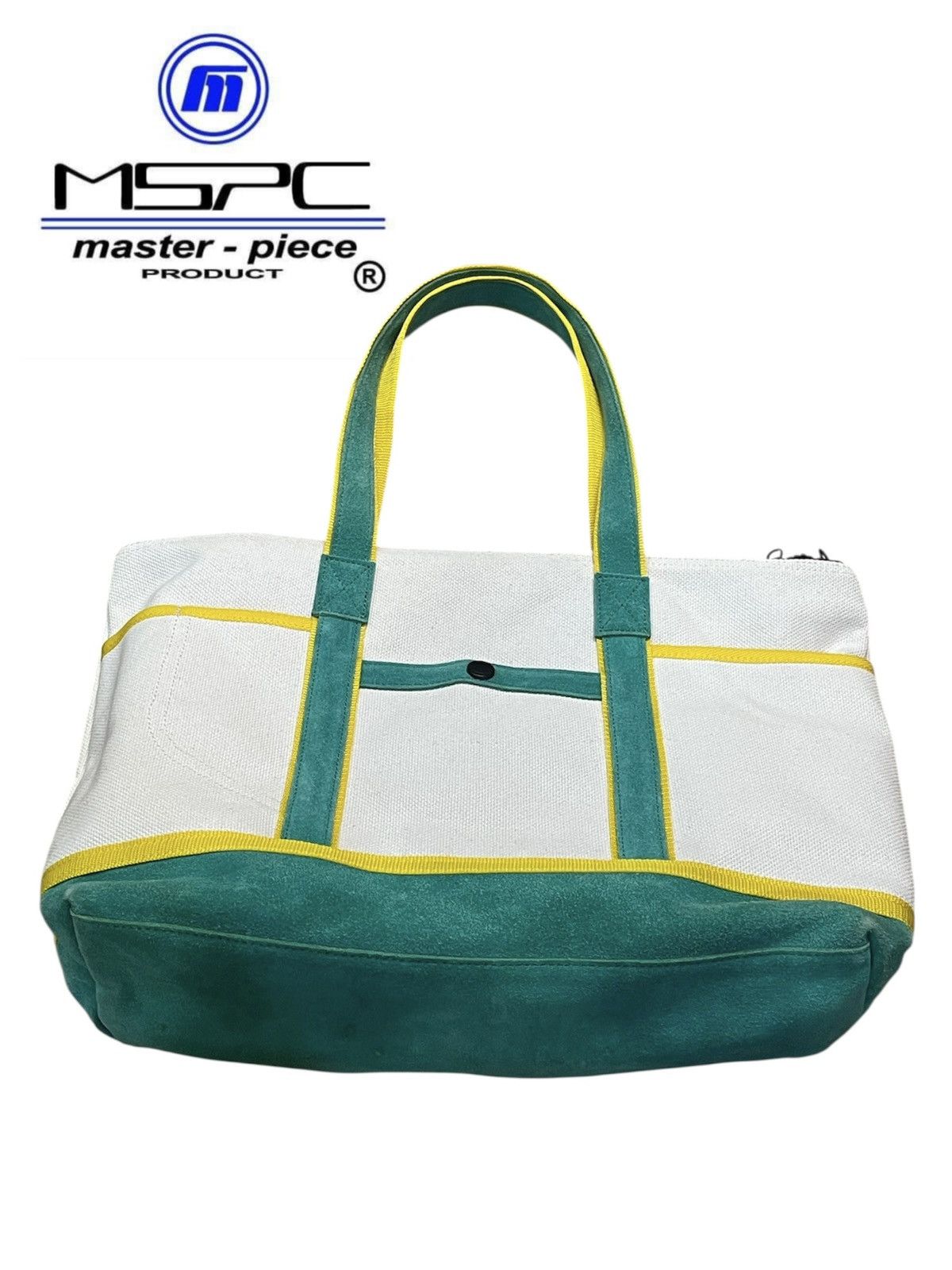 MasterPiece Masterpiece MSPC Japan Natural Suede Leather Hemp Cotton Bag Size ONE SIZE - 1 Thumbnail