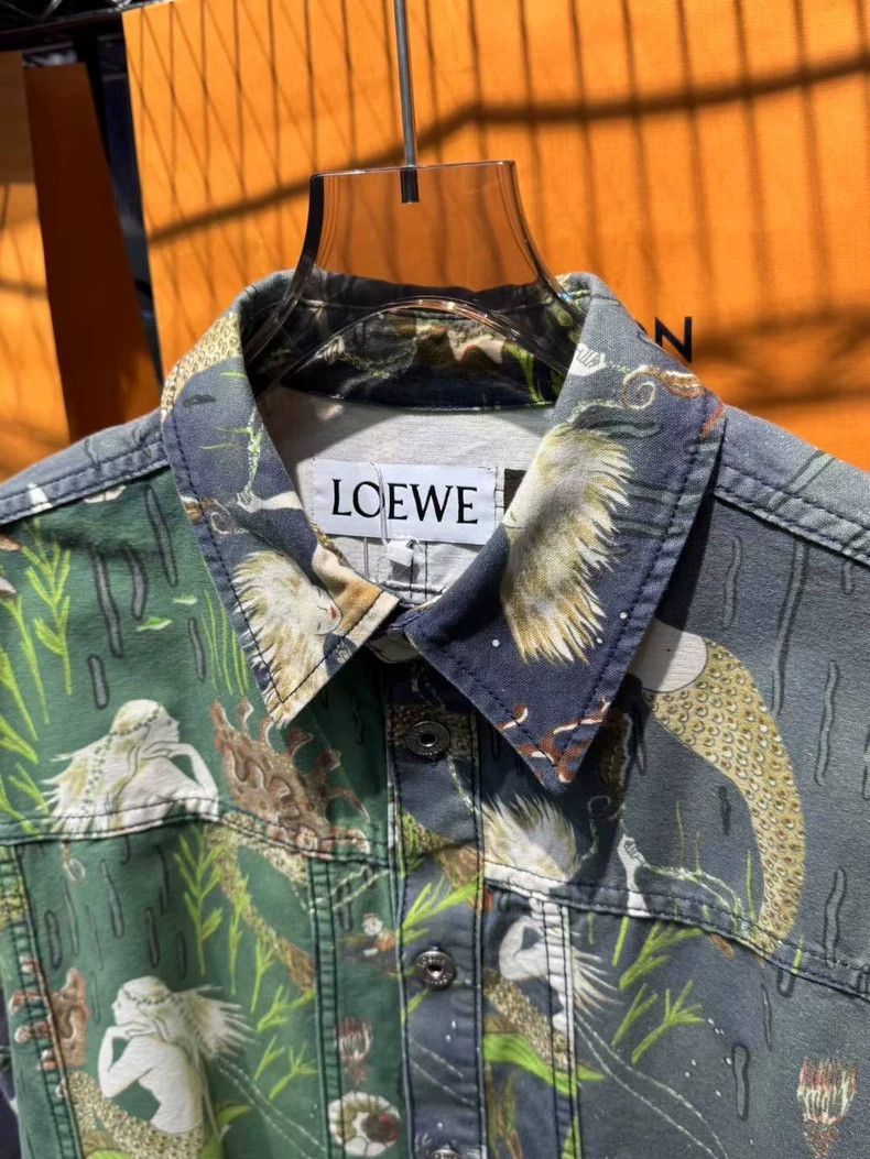 Loewe Loewe Mermaid Graphic Denim Jacket-2507 Size US L / EU 52-54 / 3 - 1 Thumbnail
