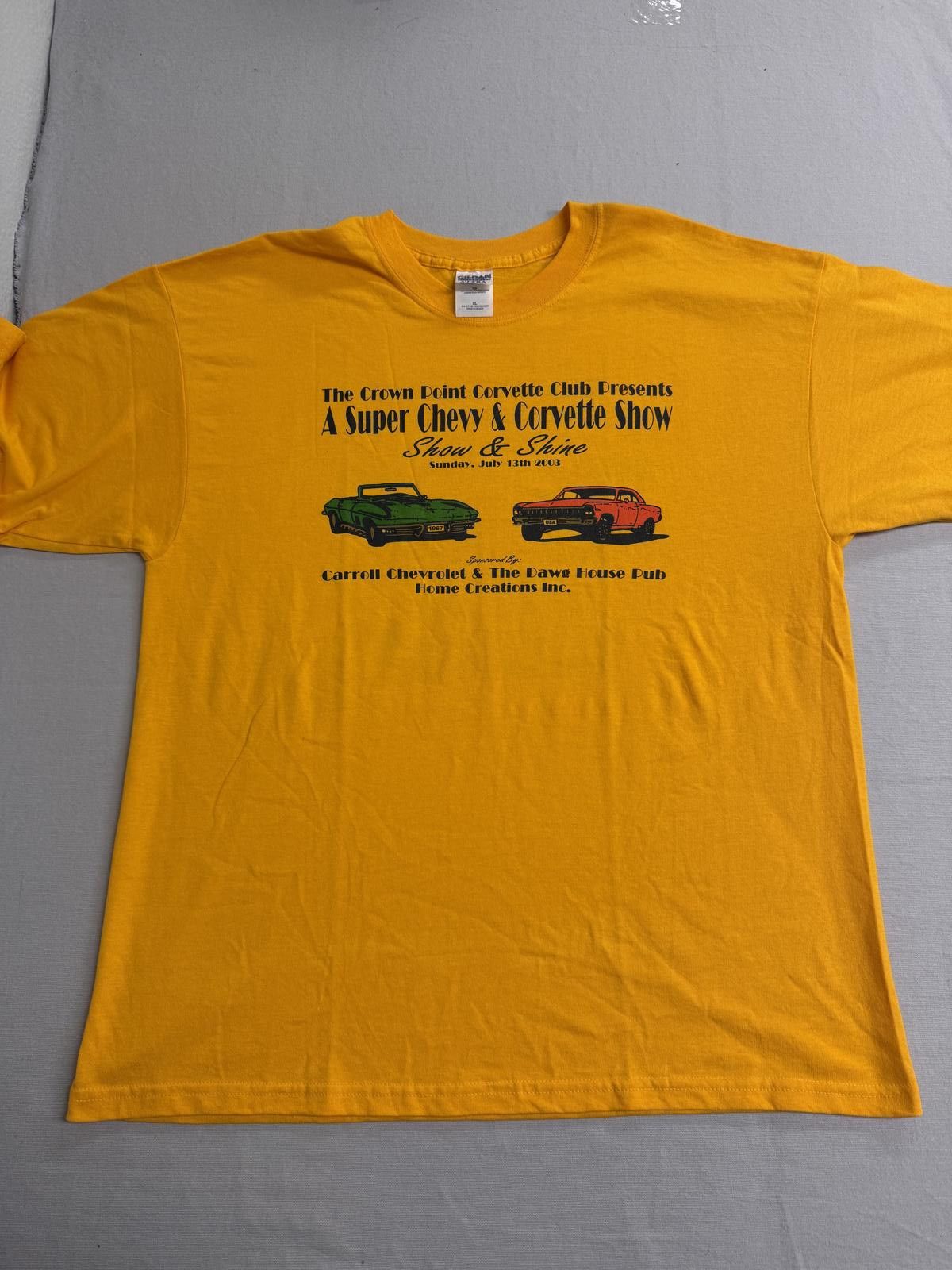Gildan Vintage 67 Corvette Convertible T-shirt Crown Point Club XL Size US XL / EU 56 / 4 - 1 Thumbnail