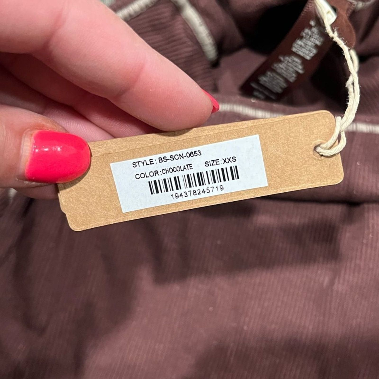 SKIMS NWT Skims Ribbed Stretch Cotton Bodysuit Chocolate Size XXS Size XXS / US 00 / IT 34 - 4 Thumbnail