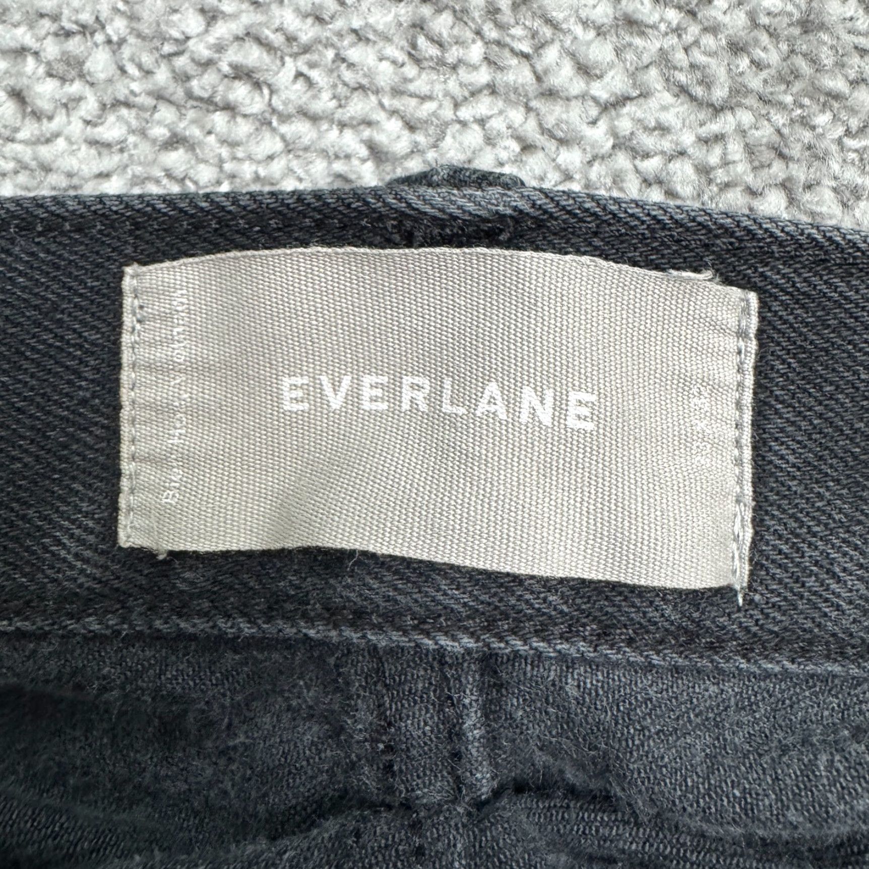 Everlane Everlane Jeans Mens 32x29 Black Denim Straight Slim Fit City Streetwear Vintage No Size 24" / US 00 / IT 34 - 6 Thumbnail