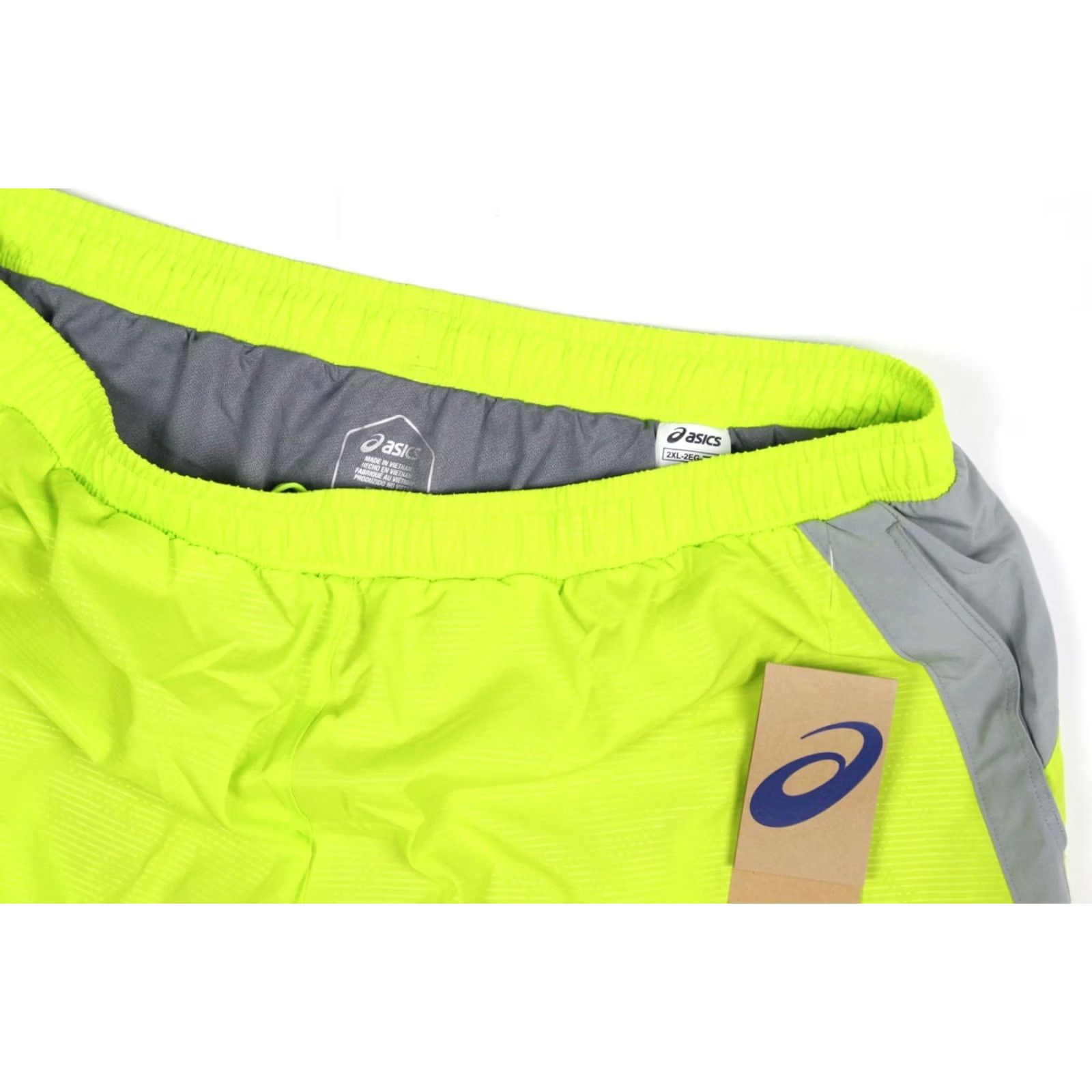 Asics ASICS Men's Tech 5" PR Lyte Shorts 2.0 Lined 2XL Lime Zest 324 Shorts Lime Zest 2XL Men Athletic 5" Inseam Pockets Breathable Elastic Waist Size US 39 - 4 Thumbnail