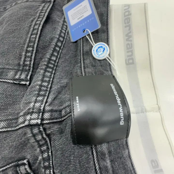 Alexander Wang Alexander Wang Gray Straight-Leg Denim Pants - Size 25" / US 0 / IT 36 - 6 Thumbnail