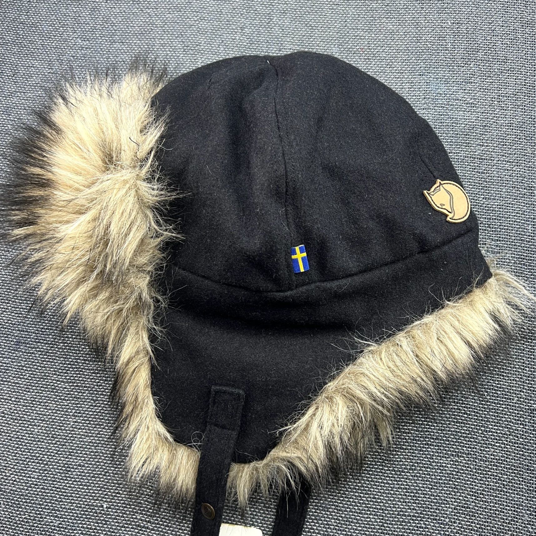 Vintage Fjallraven Trapper Hat Wool Heater Medium Fleece Faux Fur Bomber Ushanka Black Mens Womens Unisex Adults Ear Flap Size US M / EU 48-50 / 2 - 2 Thumbnail
