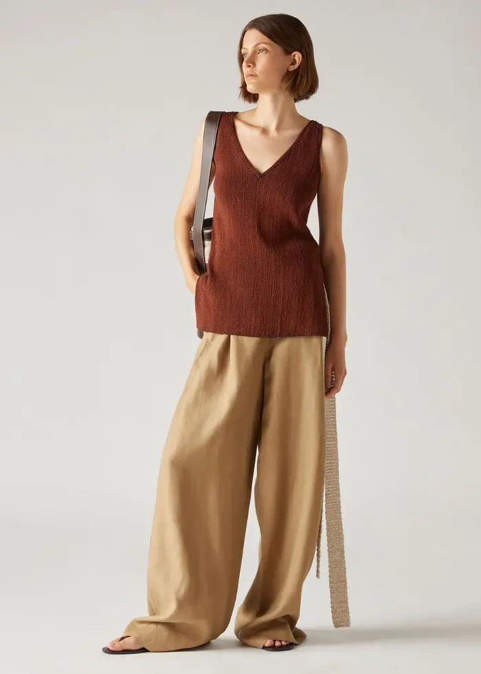 Loro Piana o1srvl11e0424 Trouser in Brown Size 36" / US 14 / IT 50 - 4 Thumbnail