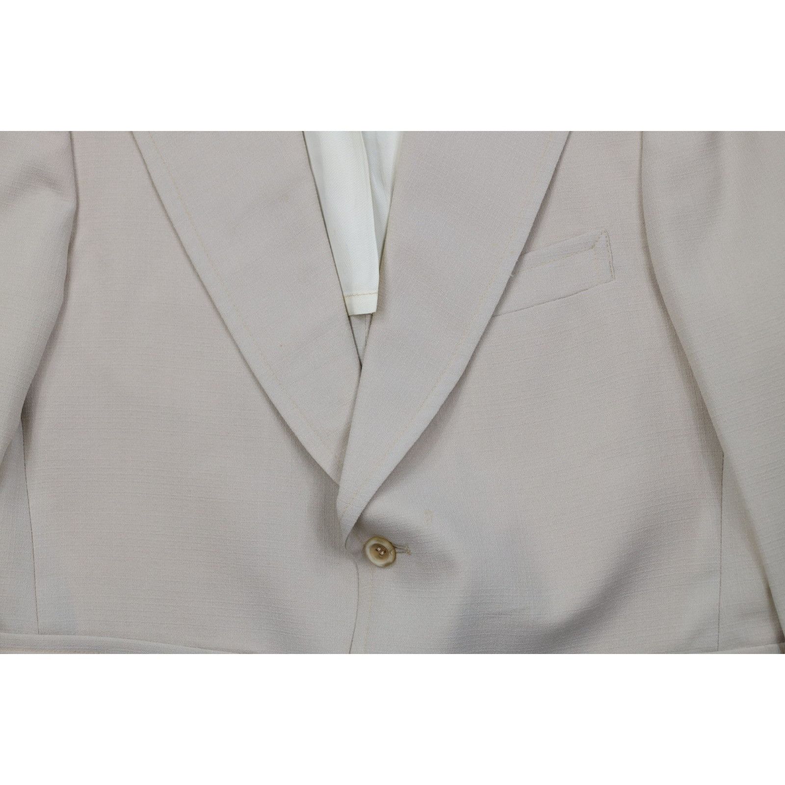 Vintage Vintage 60s 70s Streetwear 2 Piece Suit Wedding Knit Size 40R - 4 Thumbnail
